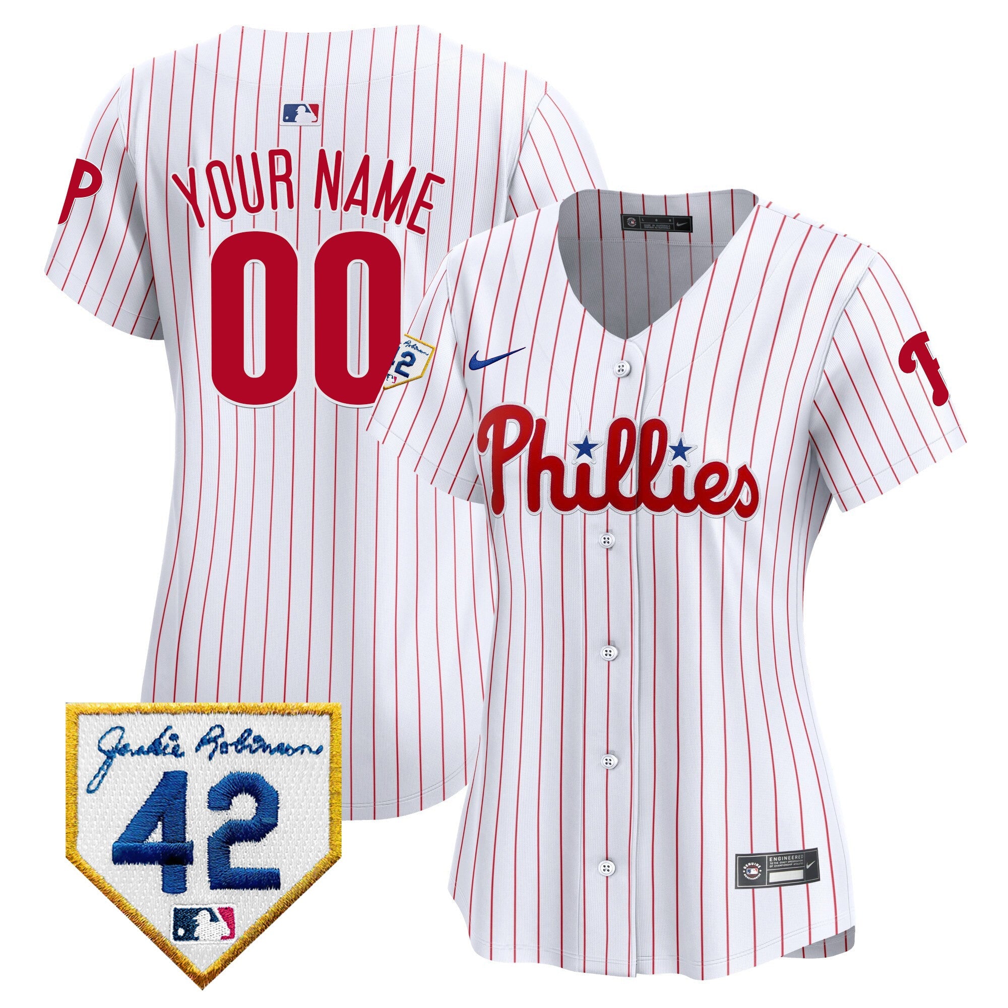 Jackie 2024 Robinson Patch Vapor Premier Limited Custom Jersey