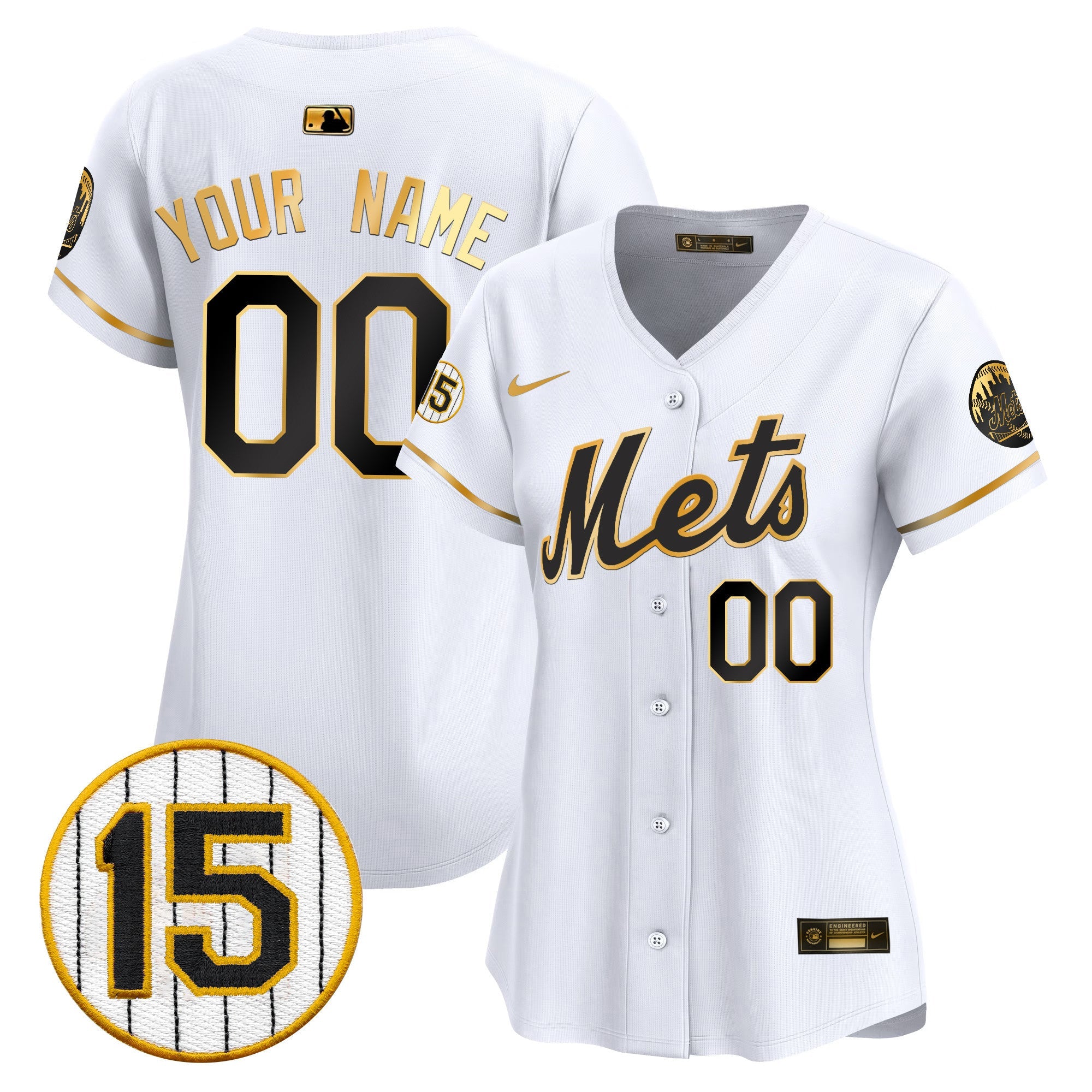 New York Jerry Grote Patch Vapor Premier Limited Custom Jersey