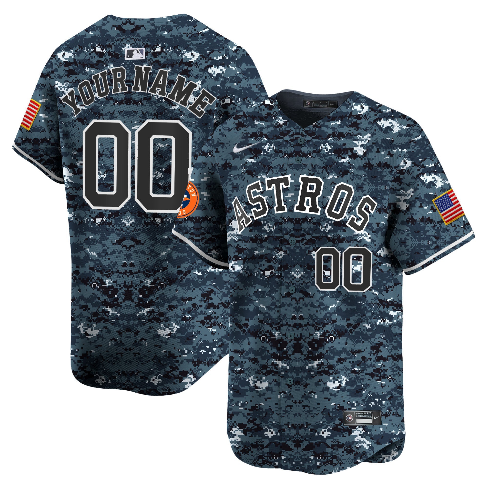 Houston USMC Alternate Vapor Premier Limited Custom Jersey
