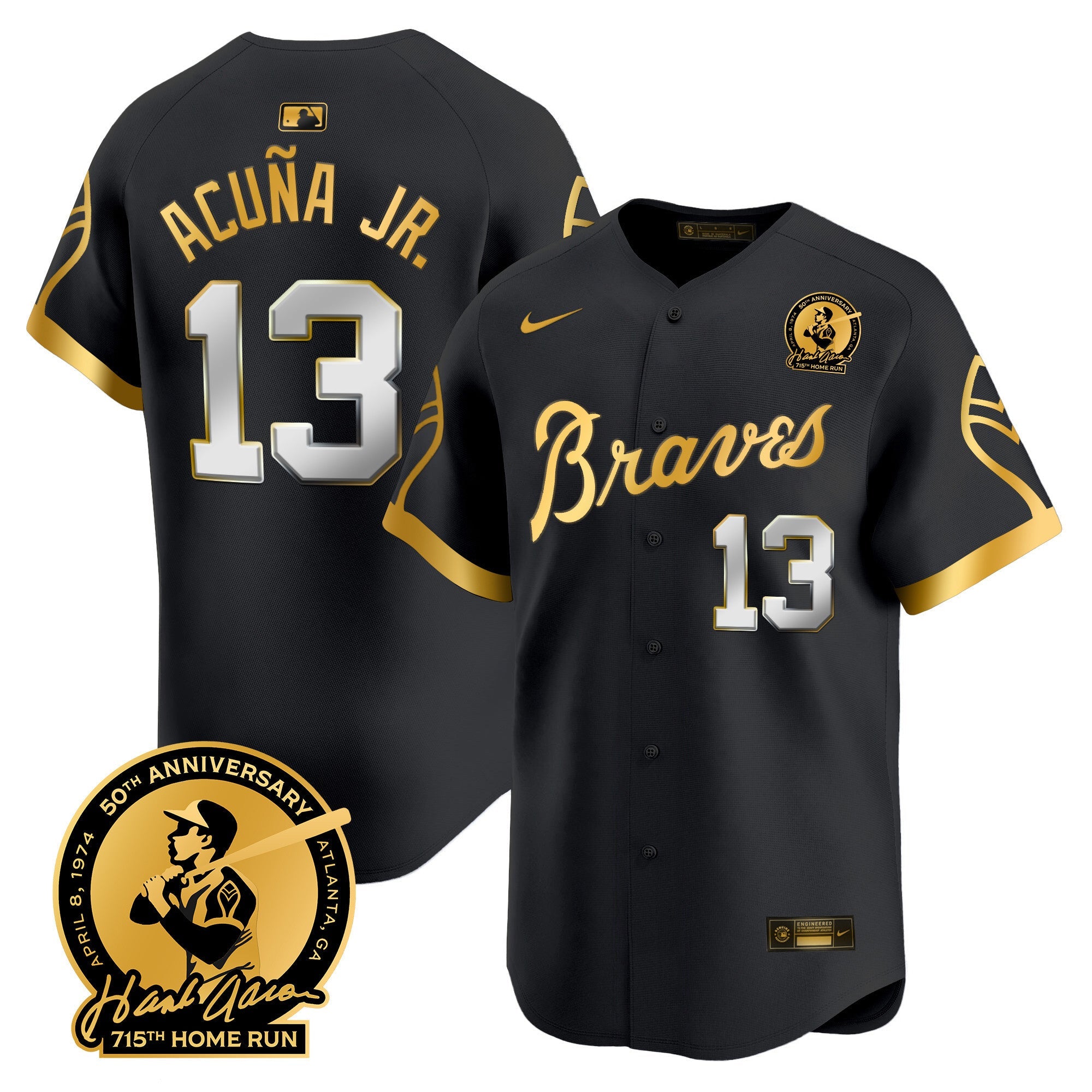 Men’s Atlanta Throwback 1974 – 1982 Vapor Premier Limited Jersey