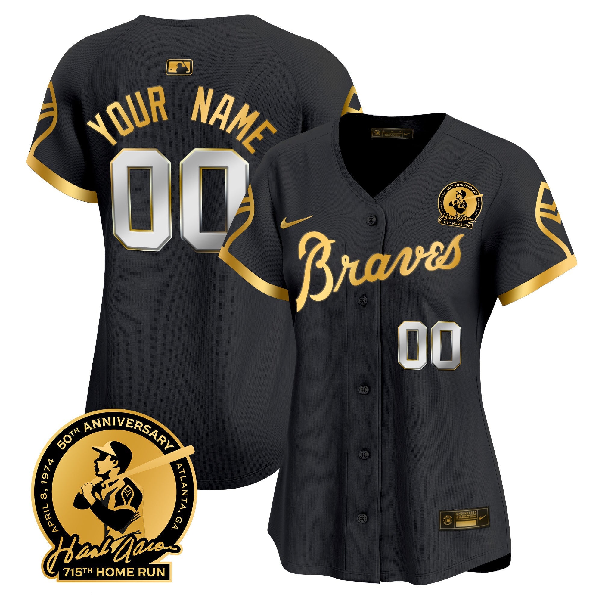 Atlanta Throwback 1974 – 1982 Vapor Premier Limited Custom Jersey