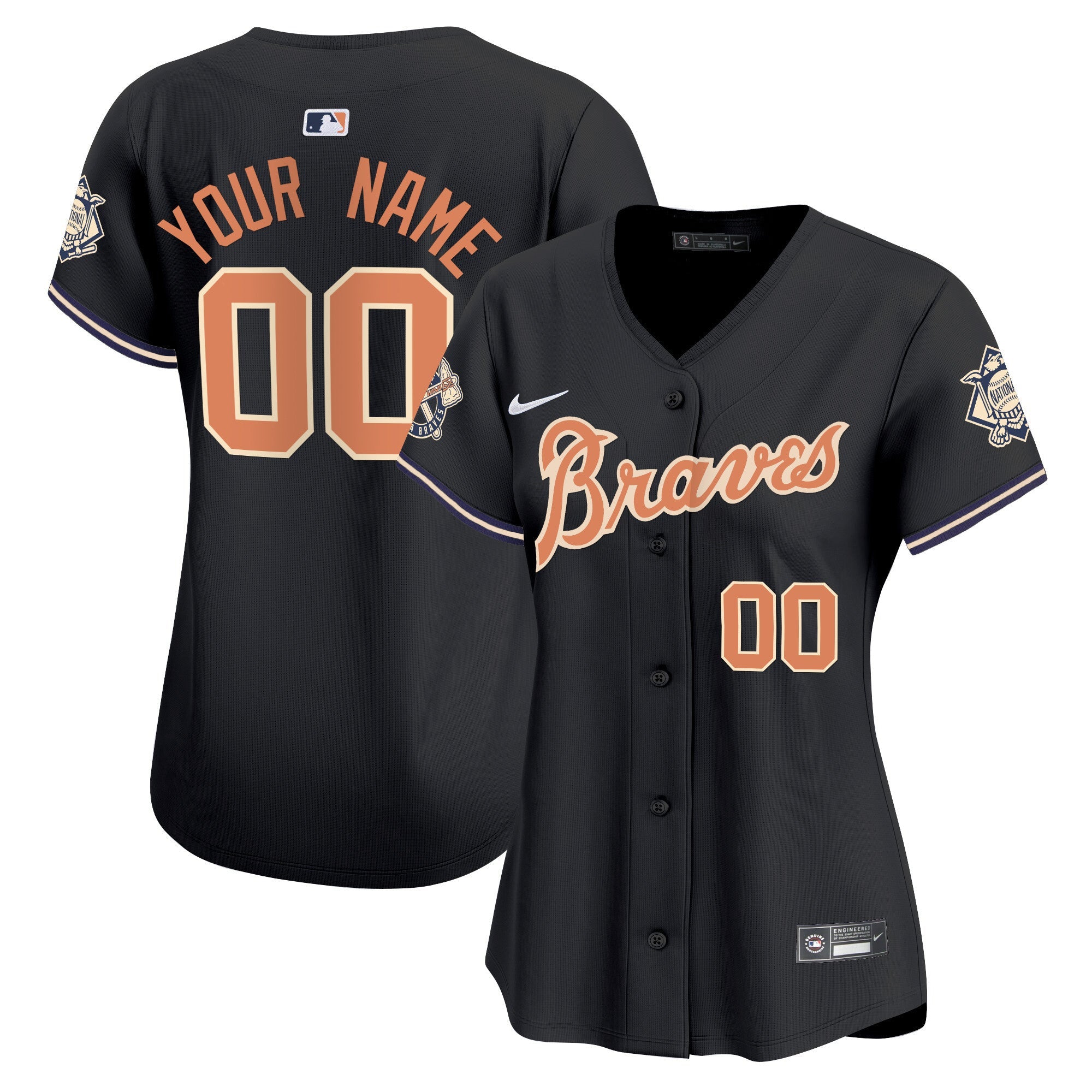 Atlanta Peaches n’ Cream Vapor Premier Limited Custom Jersey