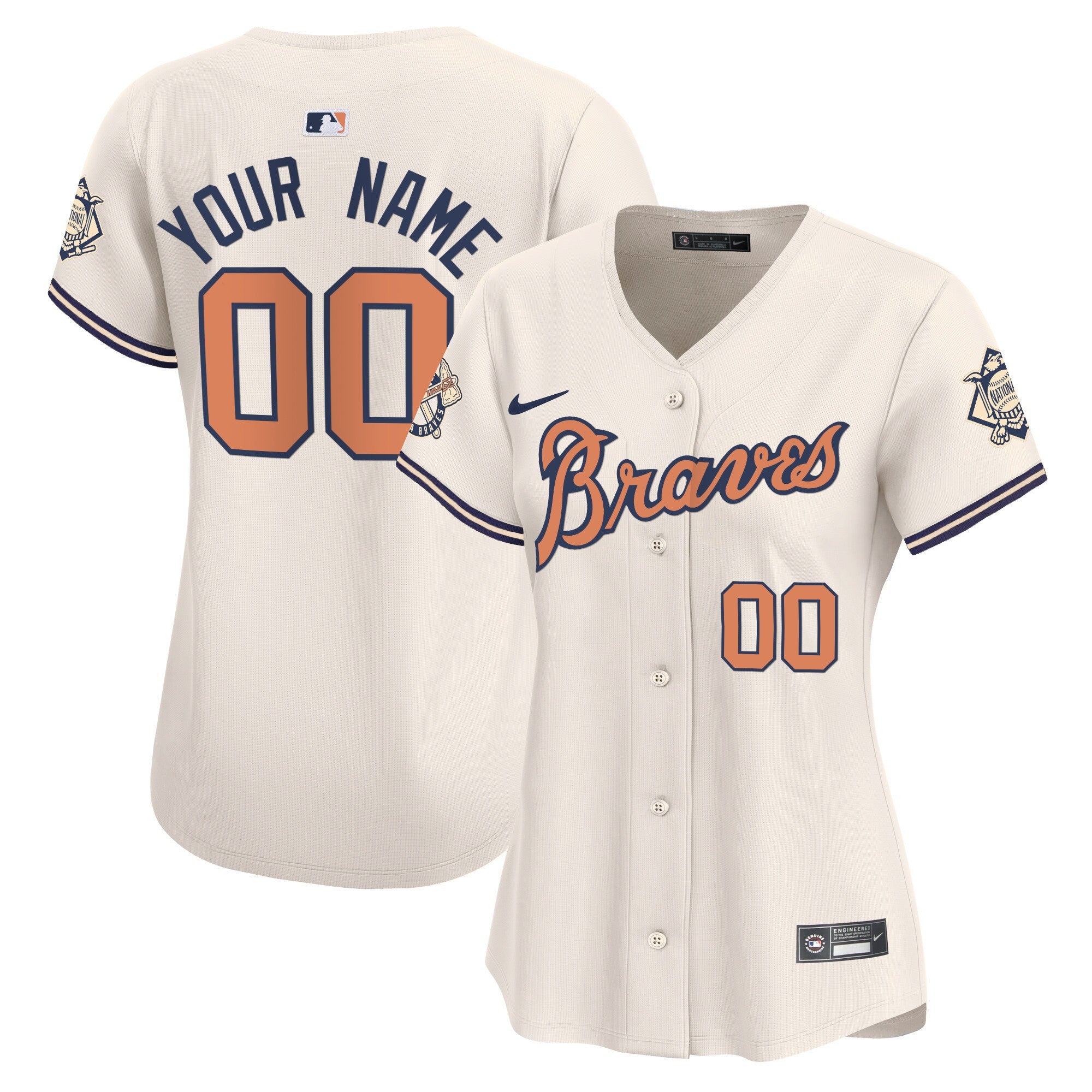 Atlanta Peaches n’ Cream Vapor Premier Limited Custom Jersey