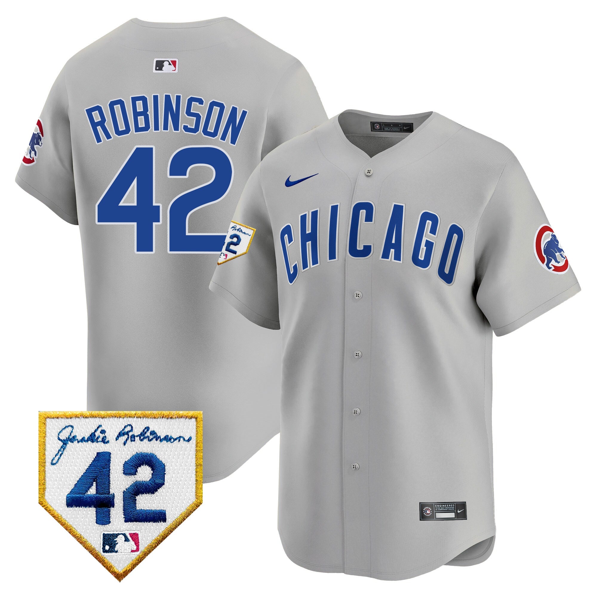 Men’s Chicago 2024 Jackie Robinson Patch Vapor Premier Limited Jersey V2