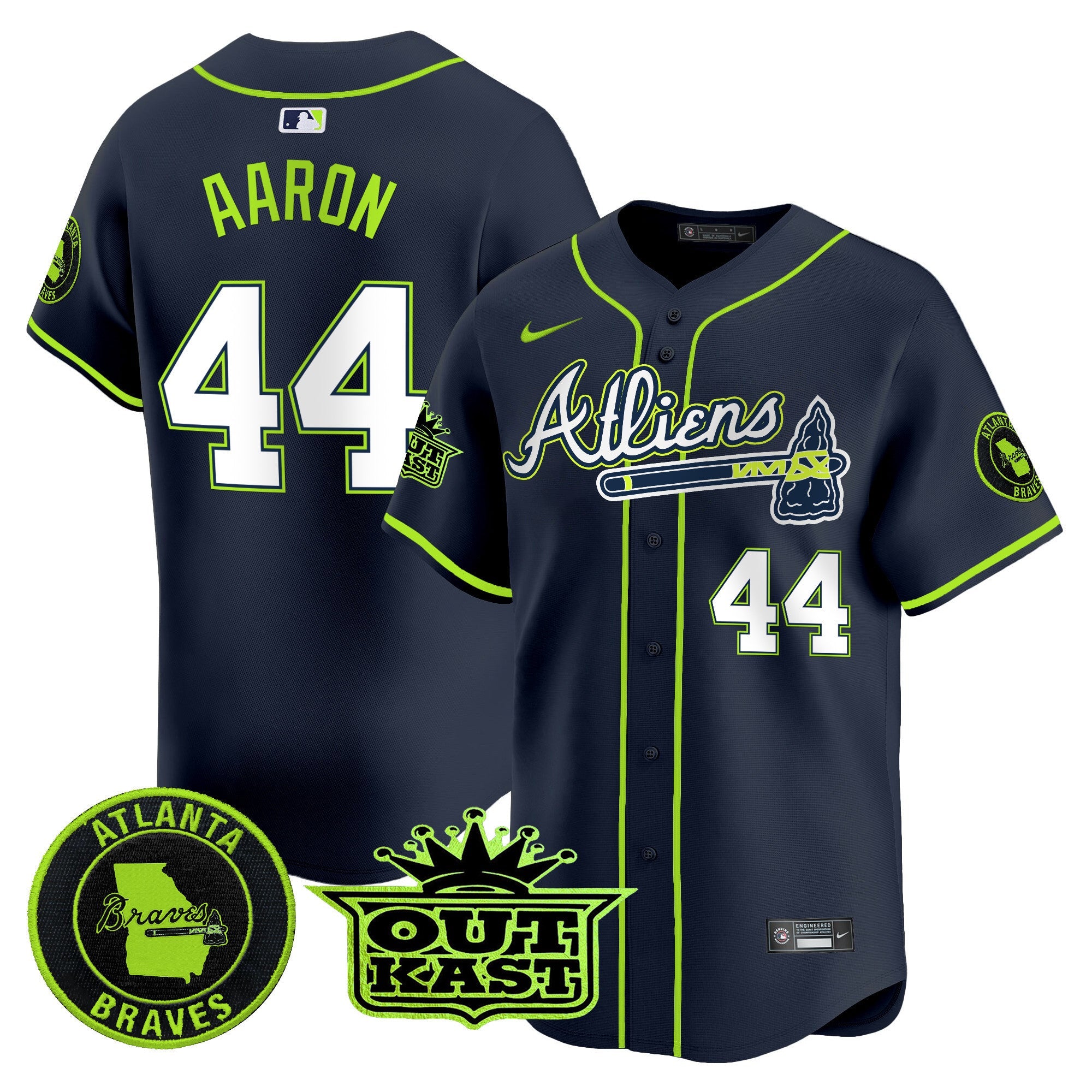 Men’s Atlanta Atliens Vapor Premier Limited Jersey