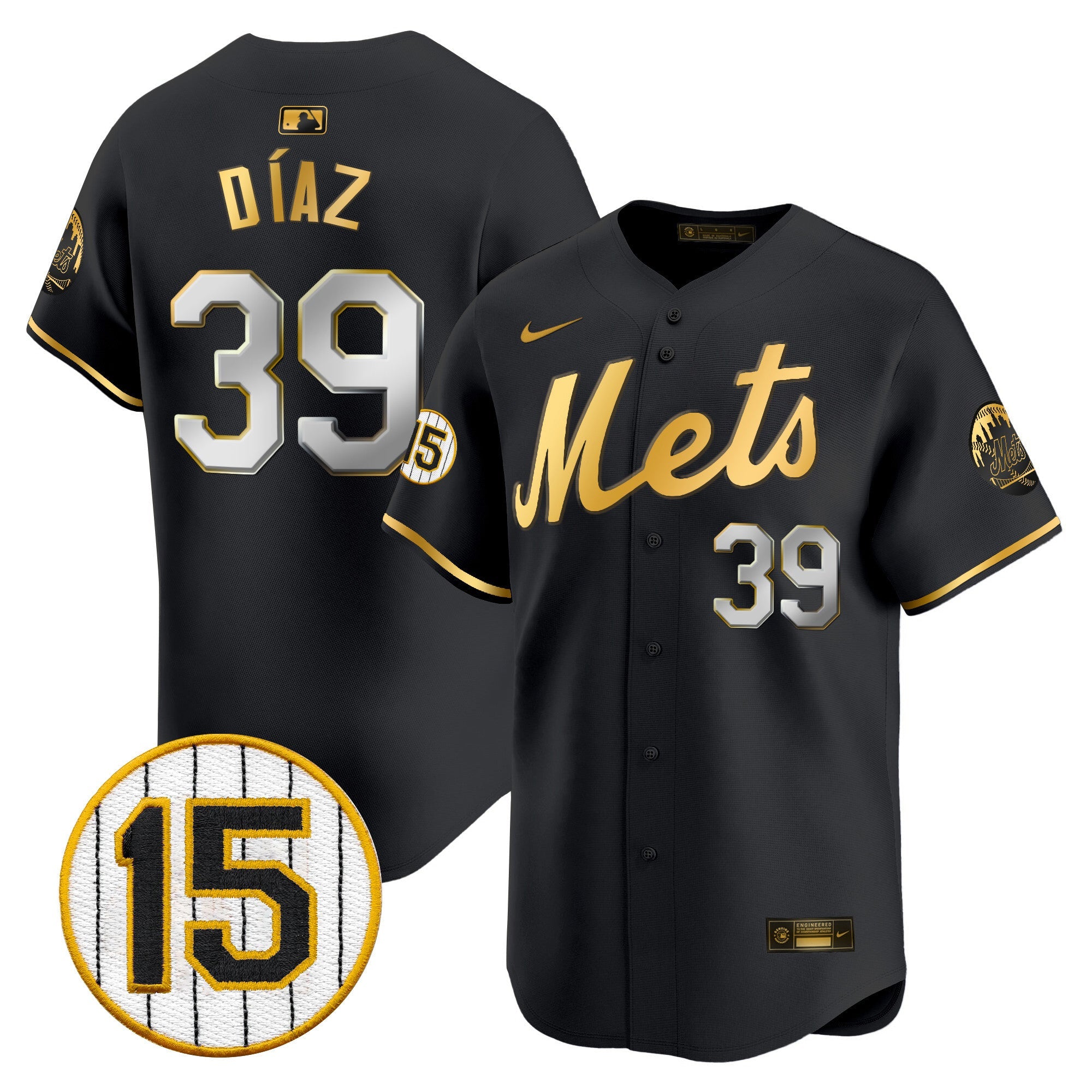 Men’s New York Jerry Grote Patch Vapor Premier Limited Jersey
