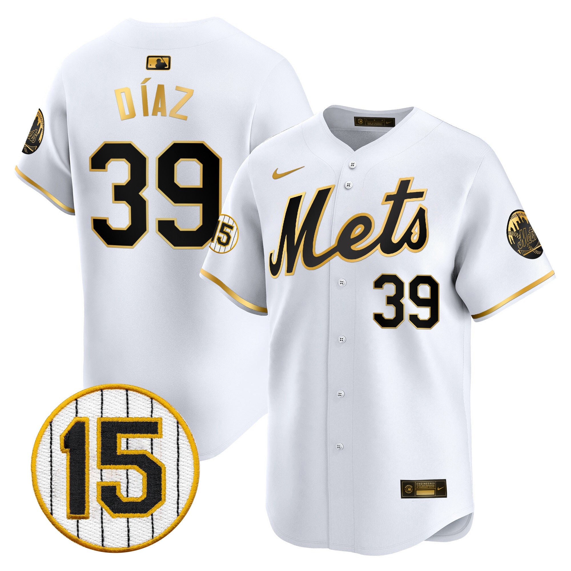 Men’s New York Jerry Grote Patch Vapor Premier Limited Jersey