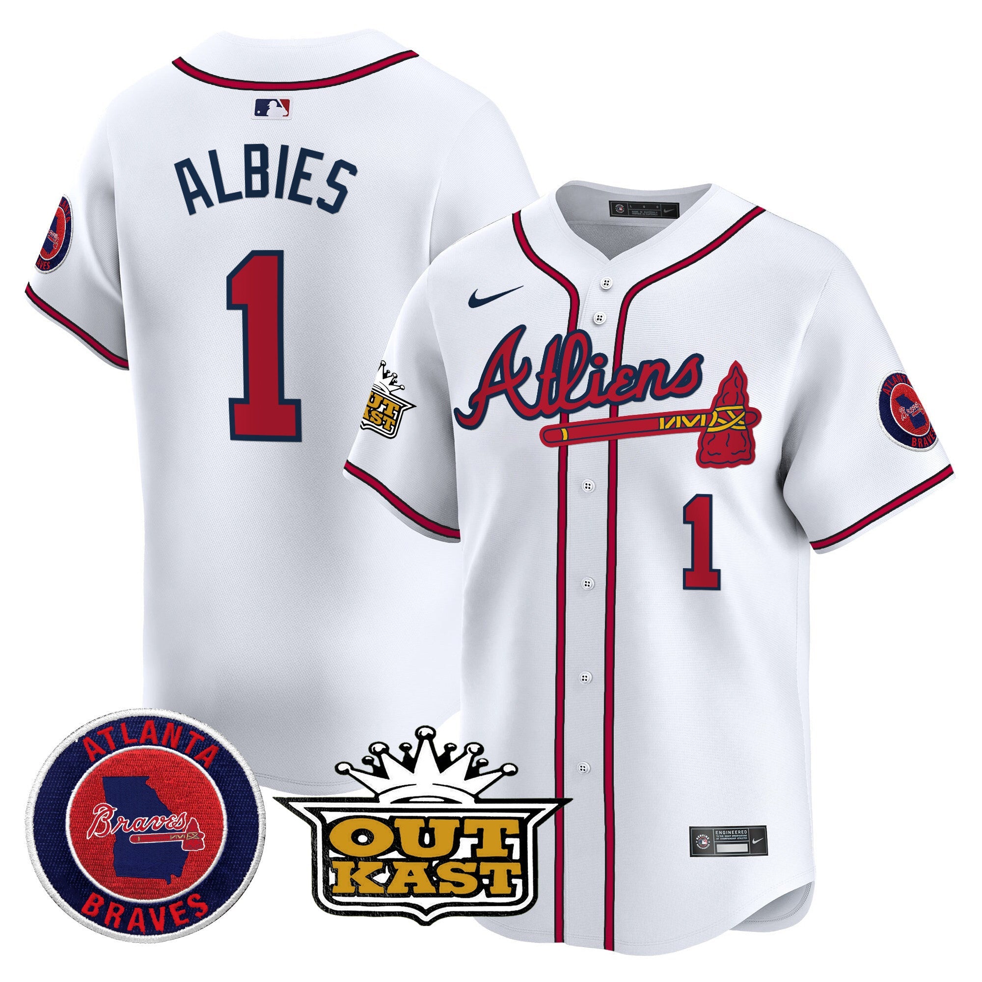 Men’s Atlanta Atliens Vapor Premier Limited Jersey