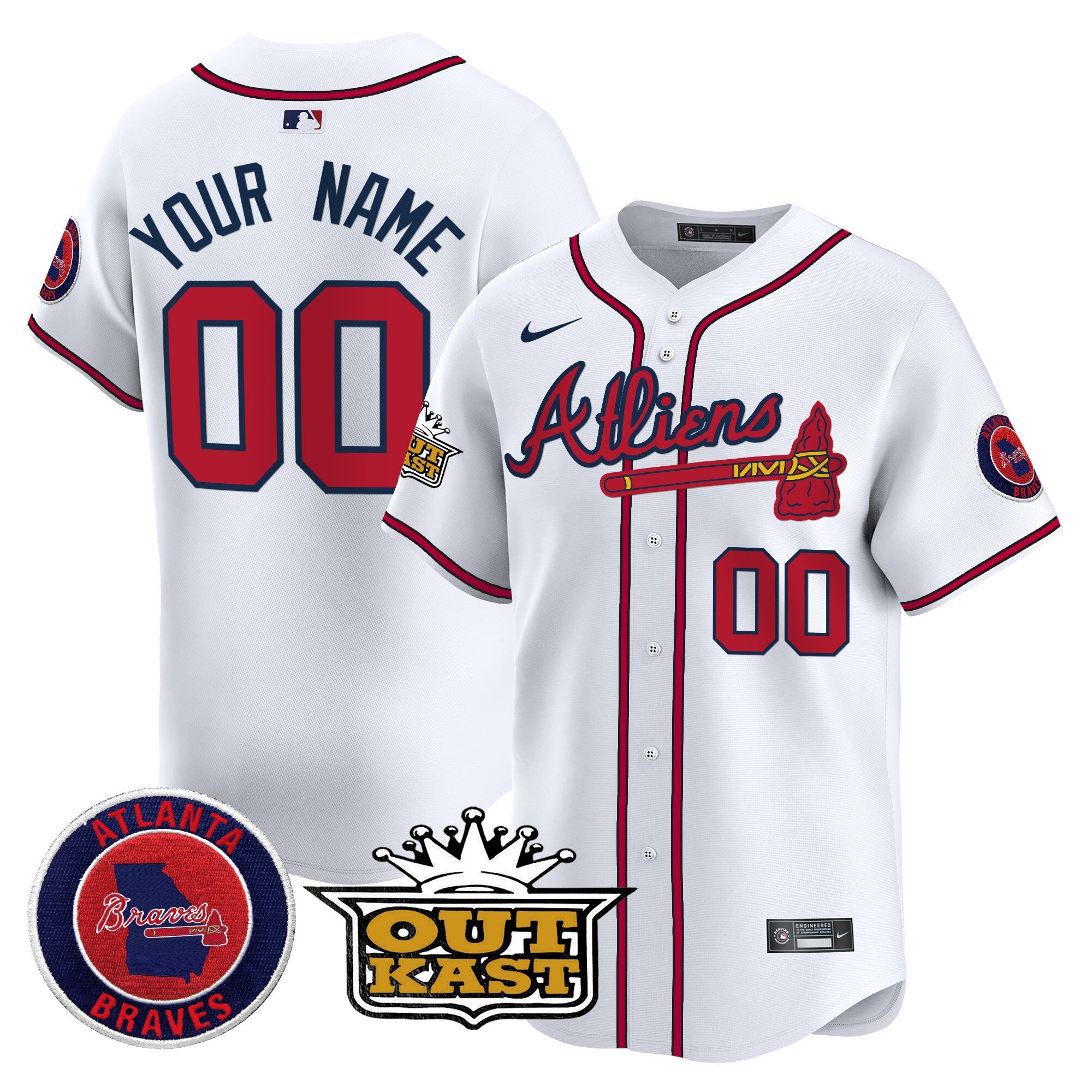 Atlanta Atliens Vapor Premier Limited Custom Jersey