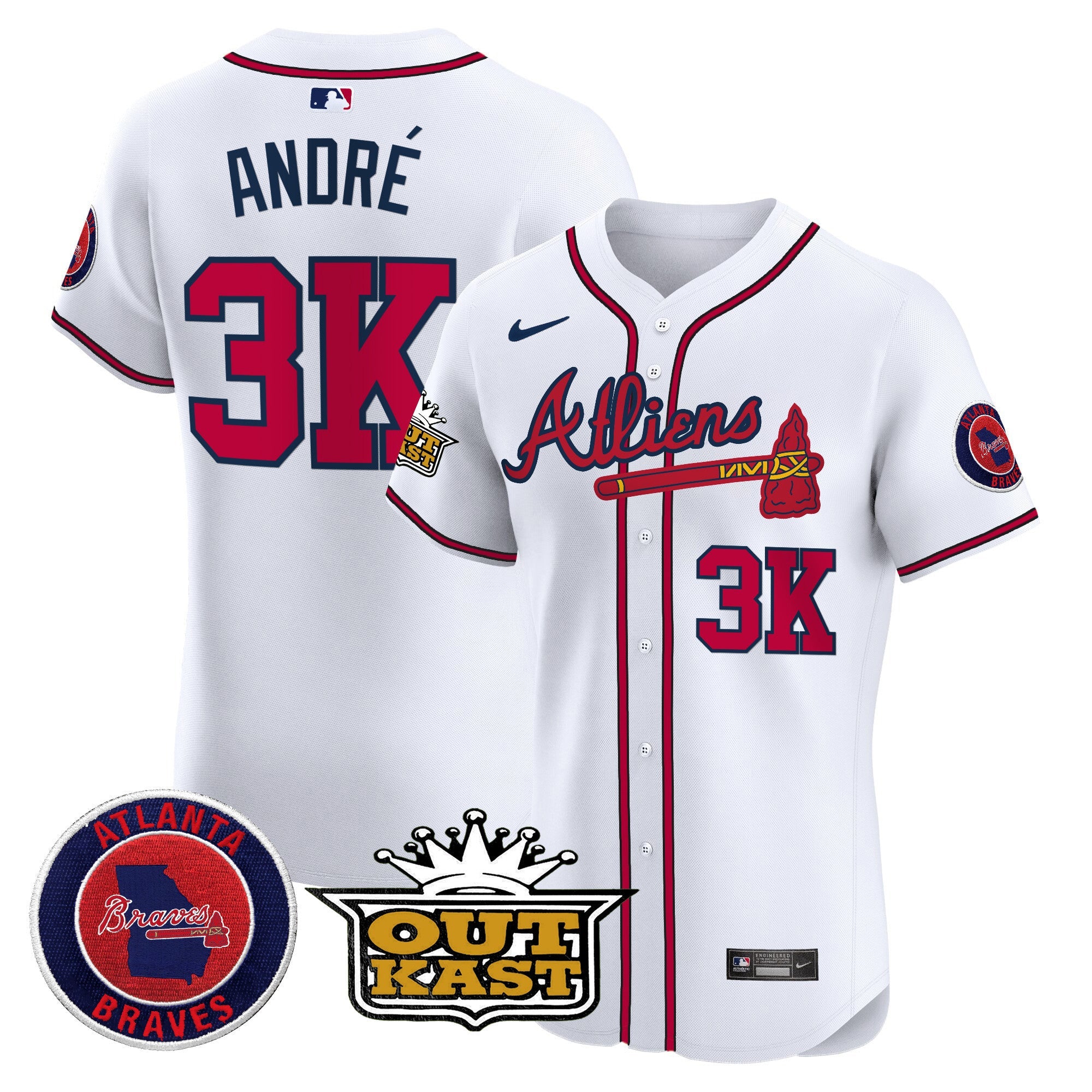 Men’s Atlanta Atliens Vapor Premier Elite Jersey