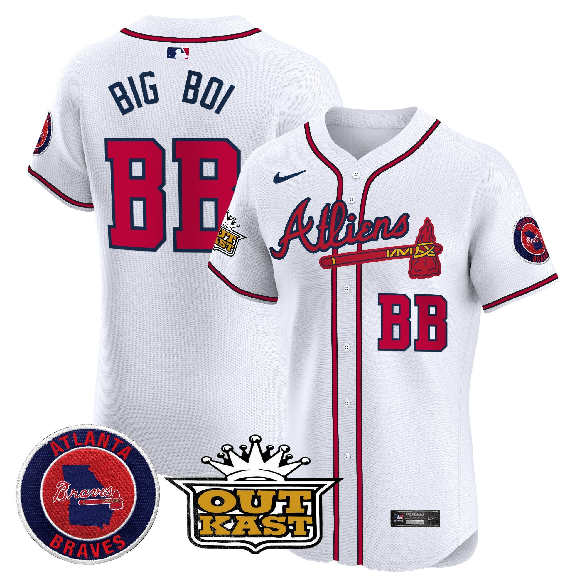 Men’s Atlanta Atliens Vapor Premier Elite Jersey