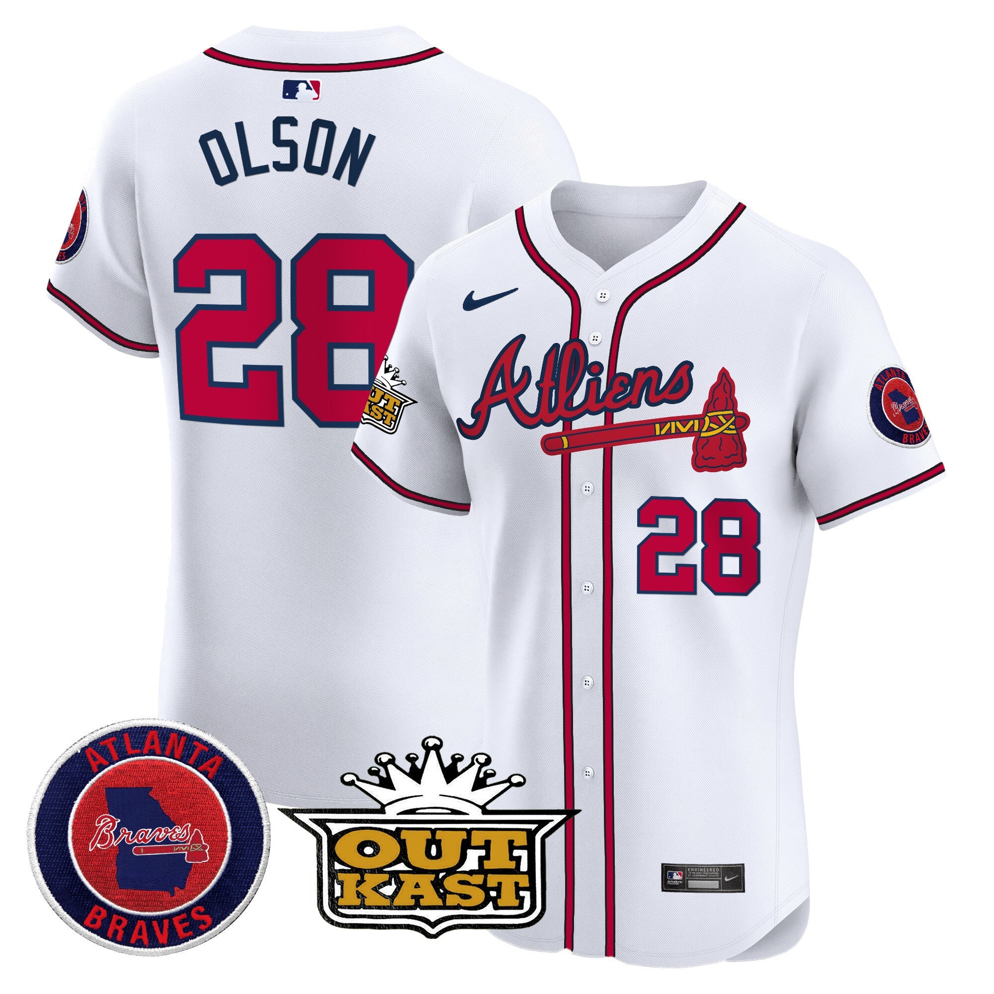 Men’s Atlanta Atliens Vapor Premier Elite Jersey