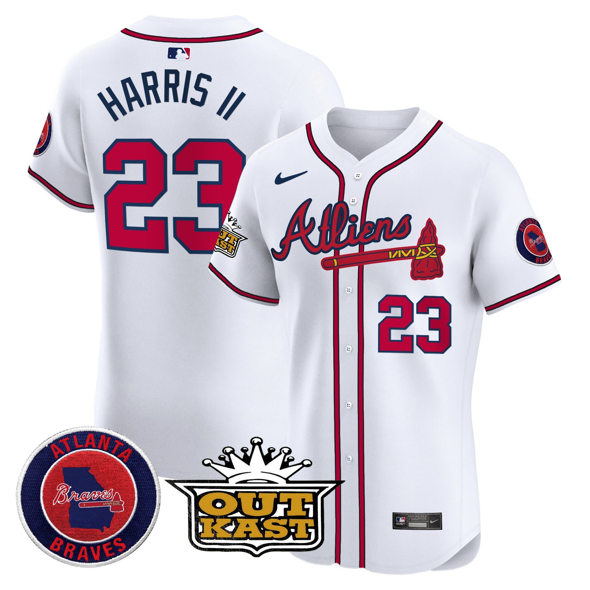Men’s Atlanta Atliens Vapor Premier Elite Jersey