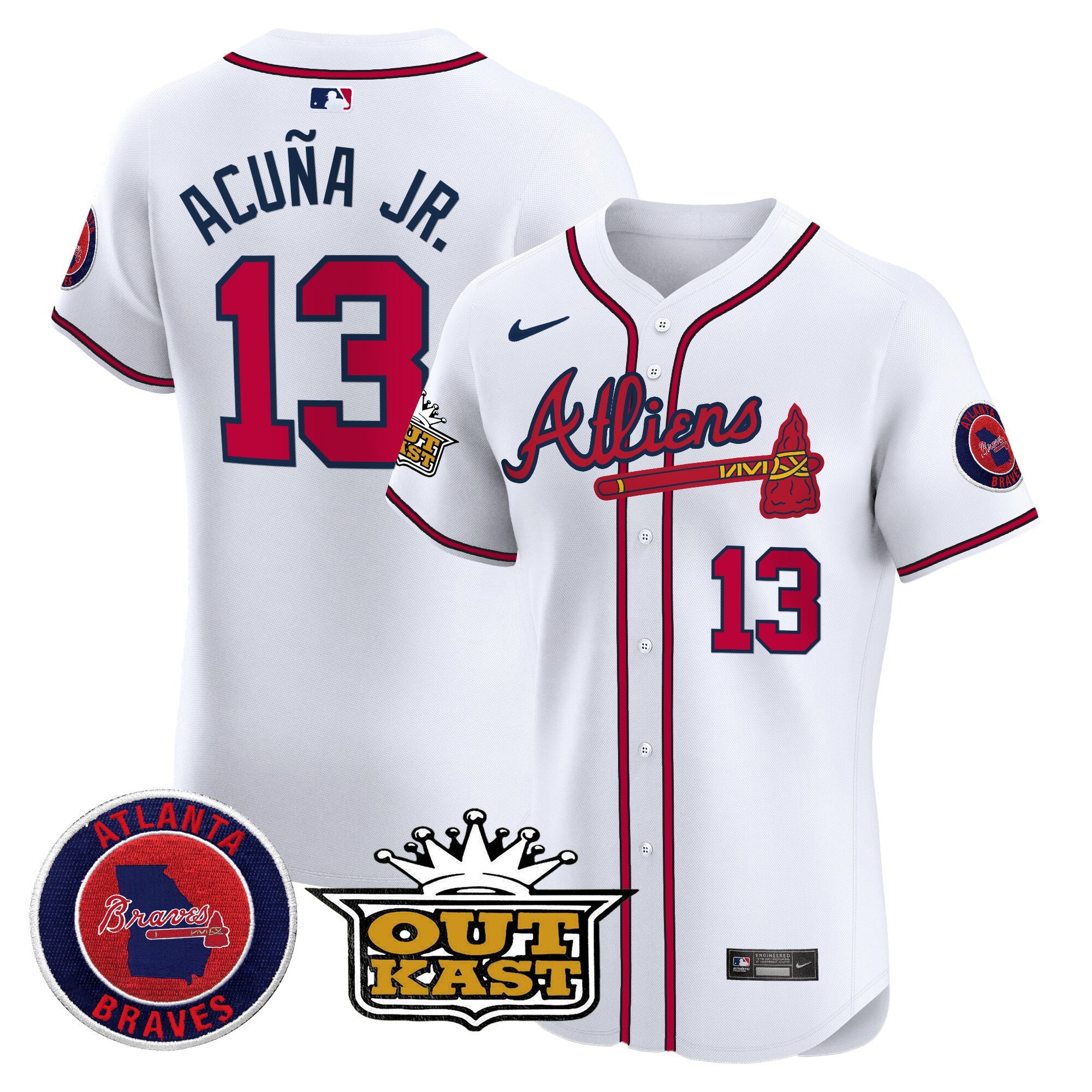 Men’s Atlanta Atliens Vapor Premier Elite Jersey