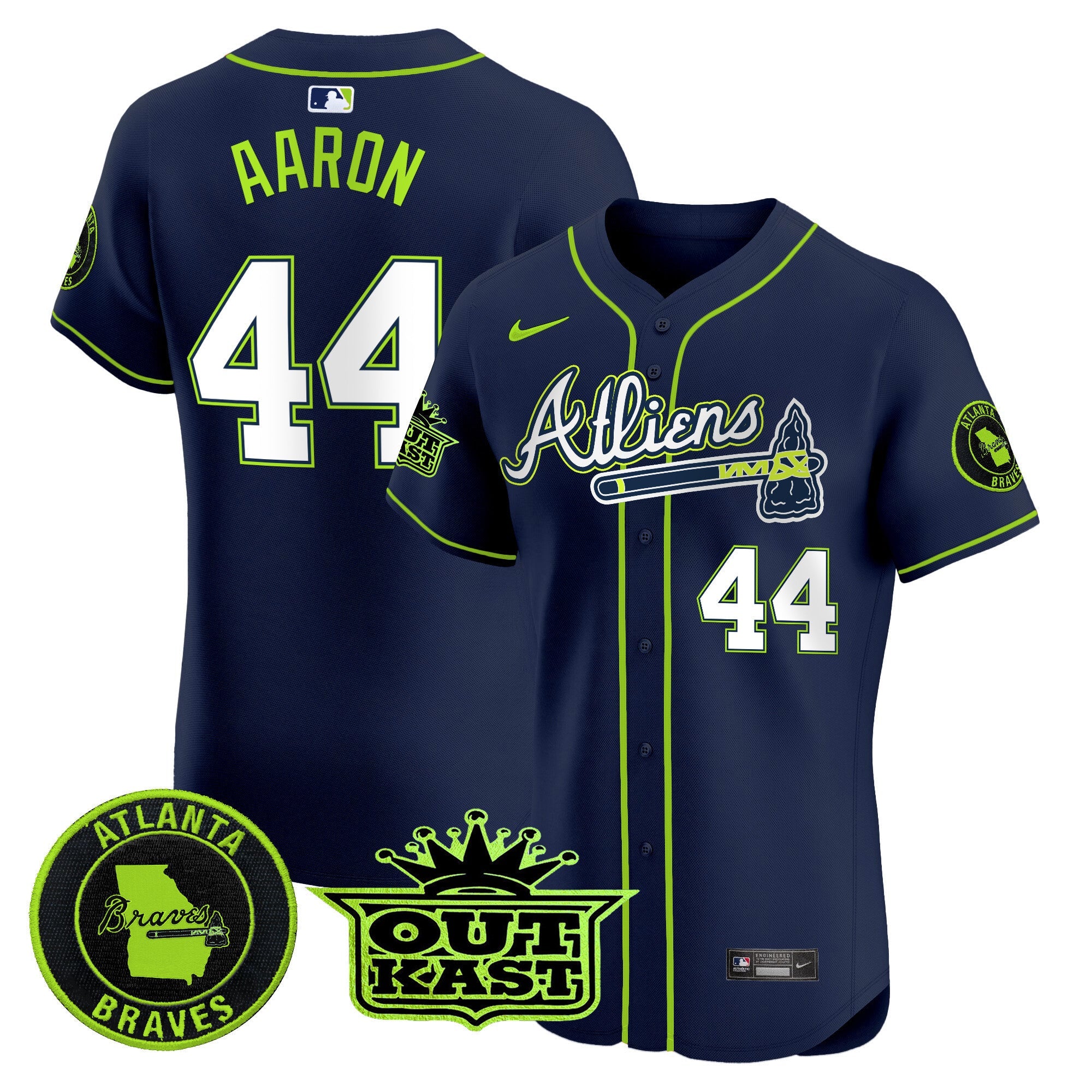 Men’s Atlanta Atliens Vapor Premier Elite Jersey