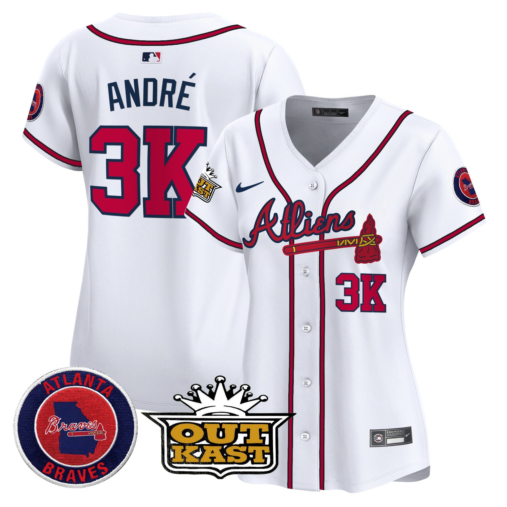 Women’s Atlanta Atliens Vapor Premier Limited Jersey