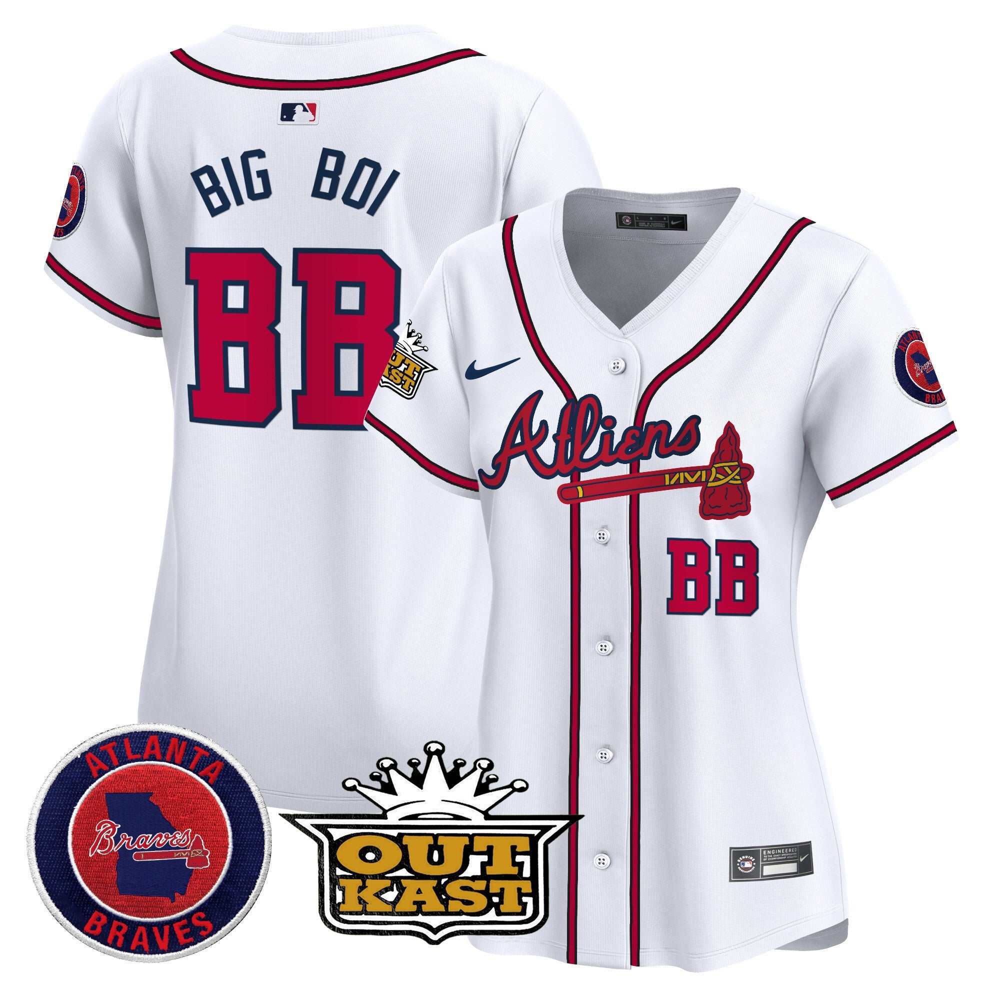 Women’s Atlanta Atliens Vapor Premier Limited Jersey