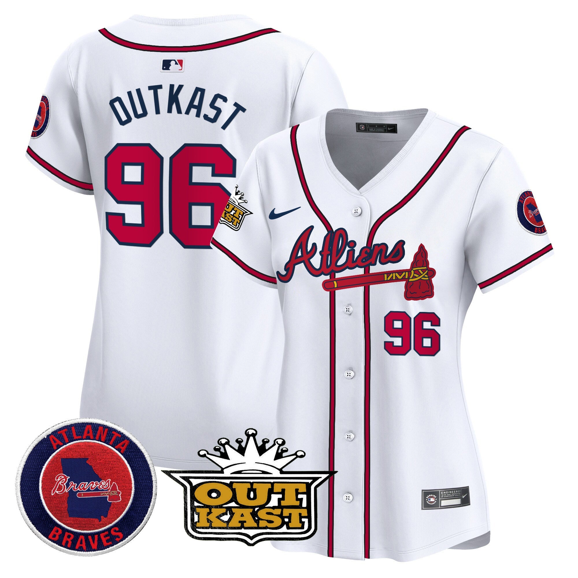 Women’s Atlanta Atliens Vapor Premier Limited Jersey