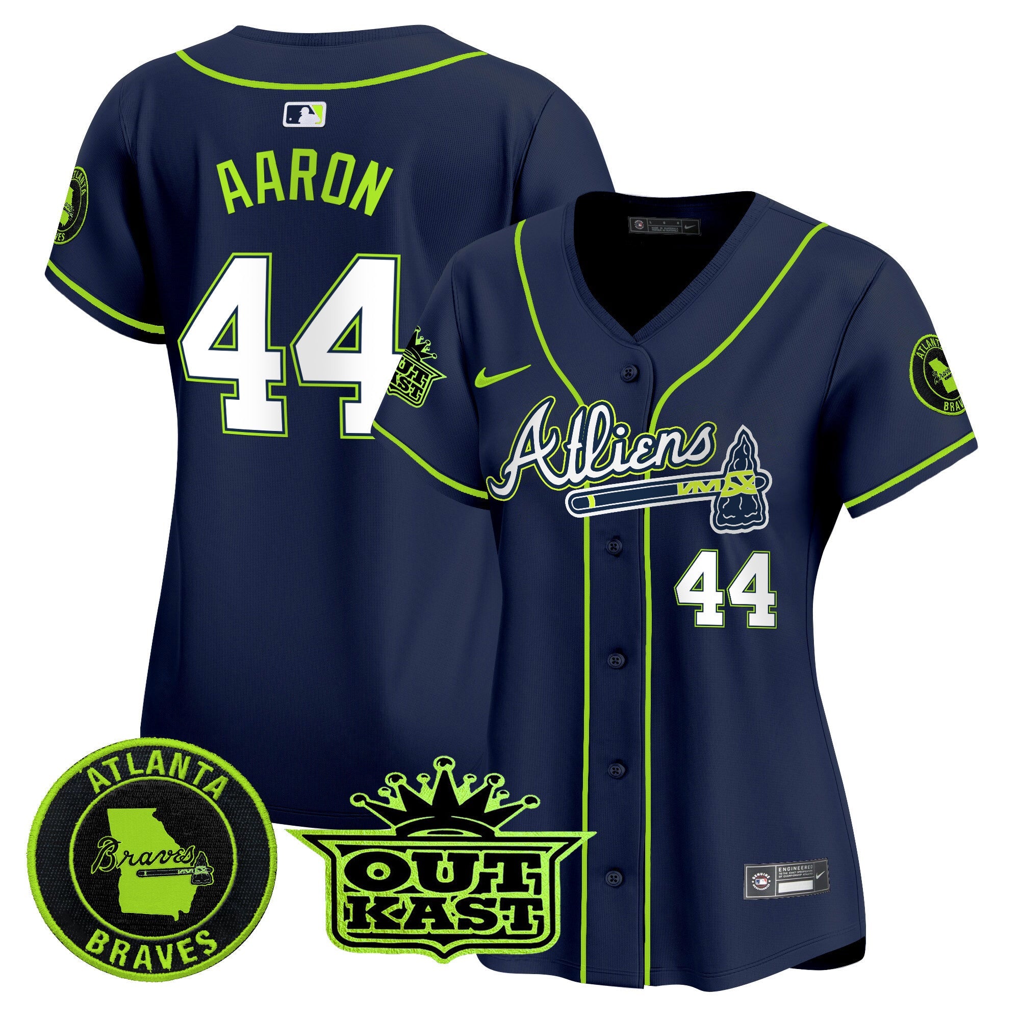 Women’s Atlanta Atliens Vapor Premier Limited Jersey