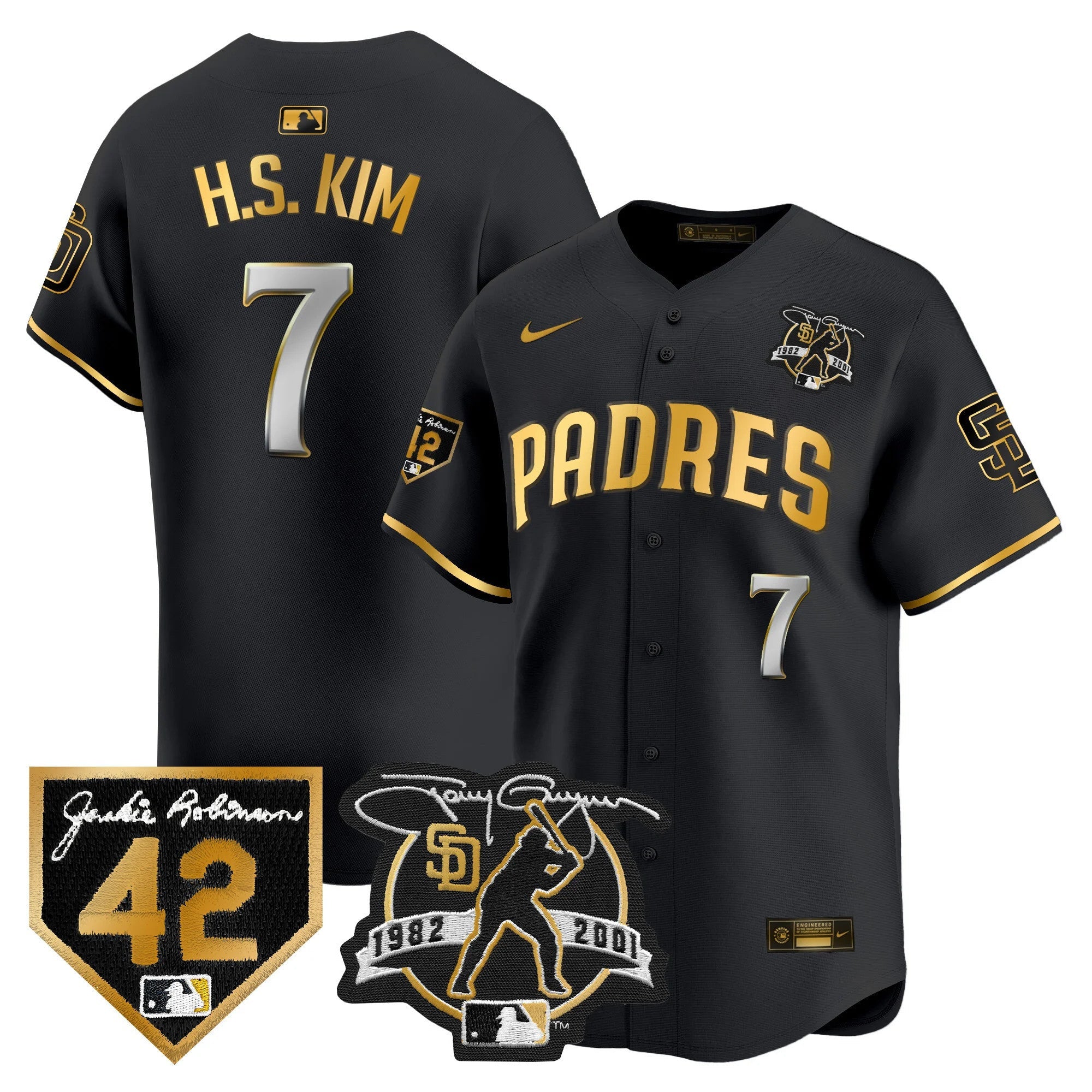 Men’s 2024 Tony Gwynn & Robinson Patch Vapor Premier Limited Jersey