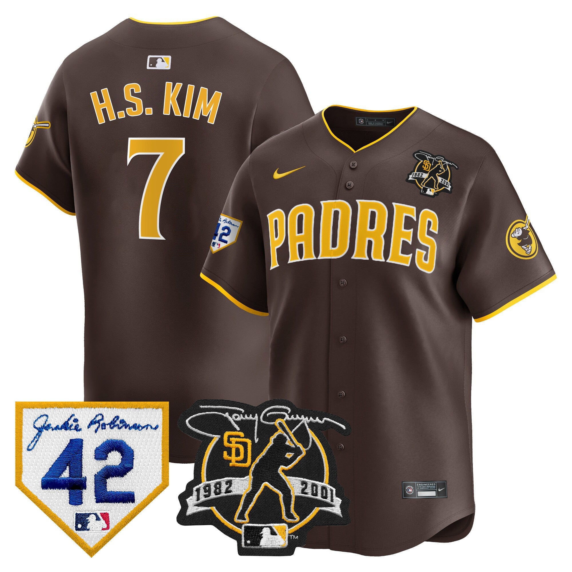 Men’s 2024 Tony Gwynn & Robinson Patch Vapor Premier Limited Jersey