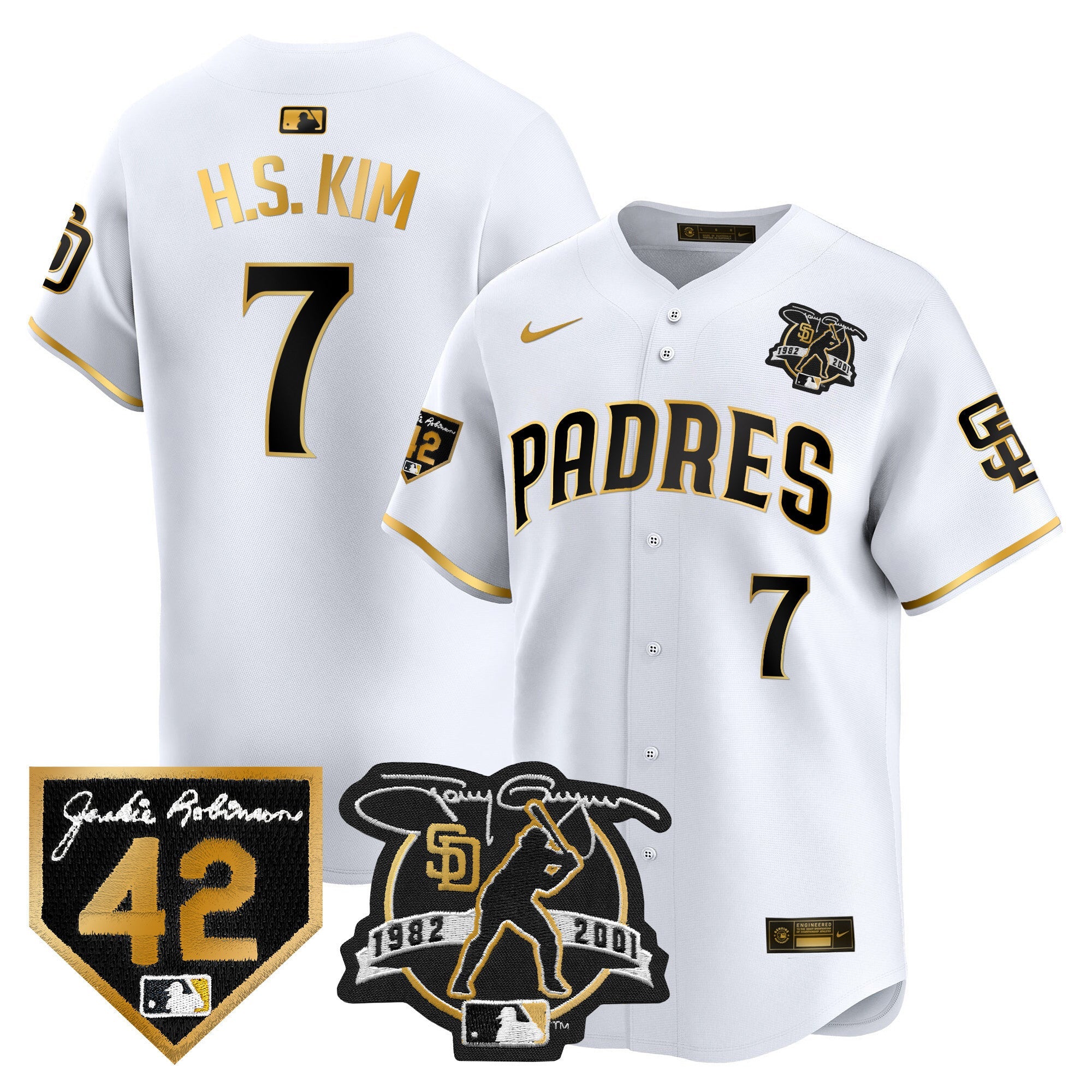 Men’s 2024 Tony Gwynn & Robinson Patch Vapor Premier Limited Jersey