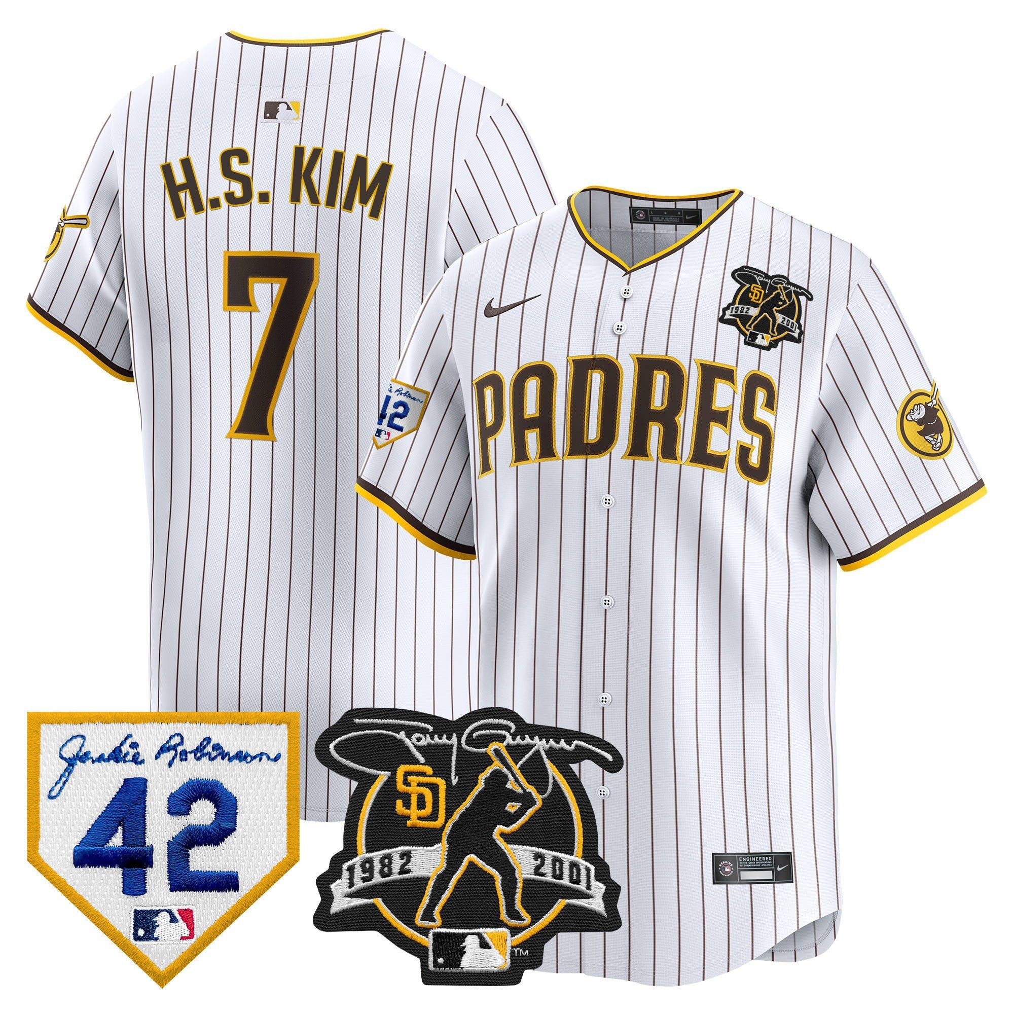 Men’s 2024 Tony Gwynn & Robinson Patch Vapor Premier Limited Jersey