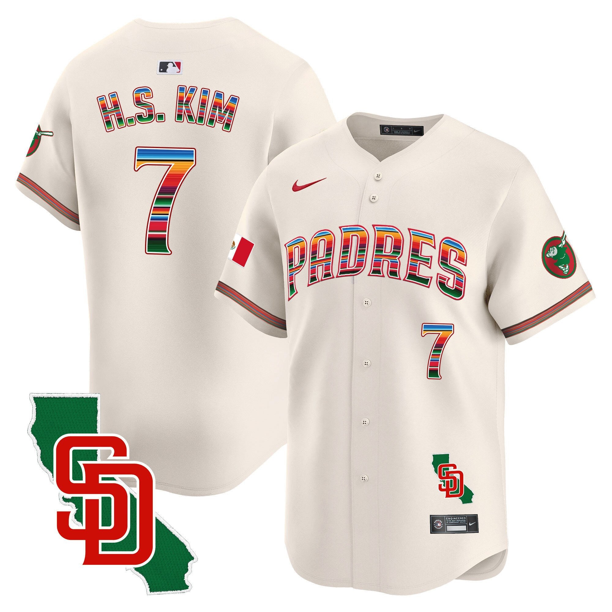 Men’s Mexico California Patch Vapor Premier Limited Jersey