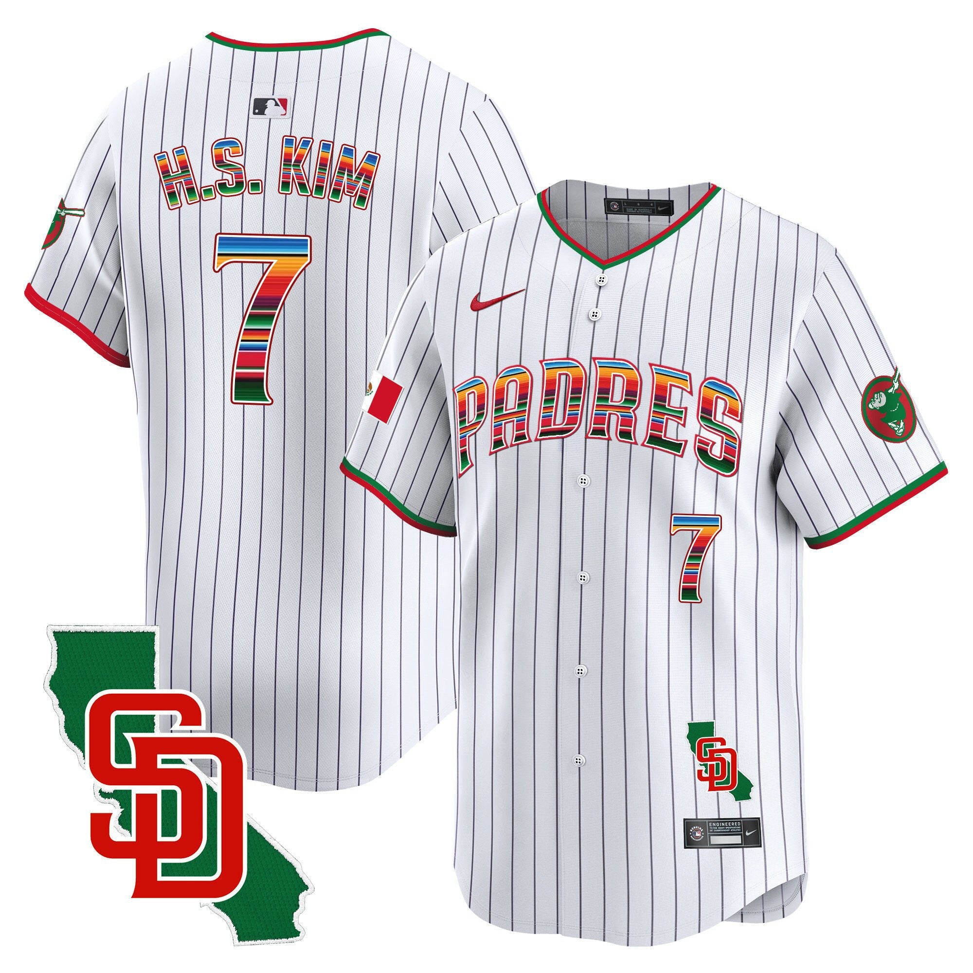 Men’s Mexico California Patch Vapor Premier Limited Jersey