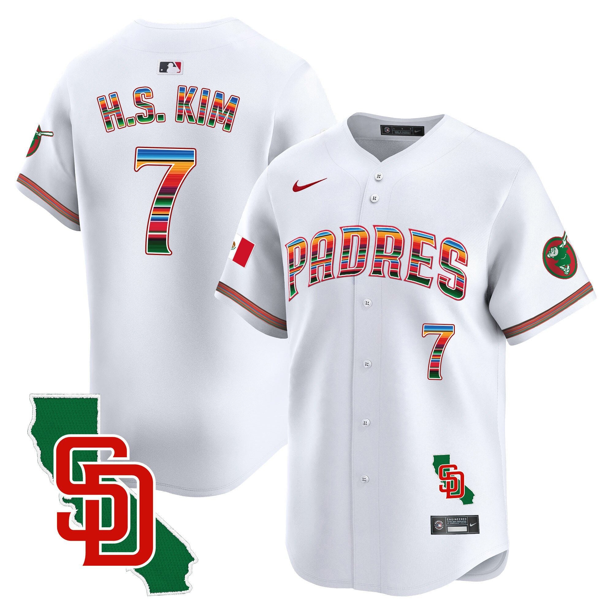 Men’s Mexico California Patch Vapor Premier Limited Jersey