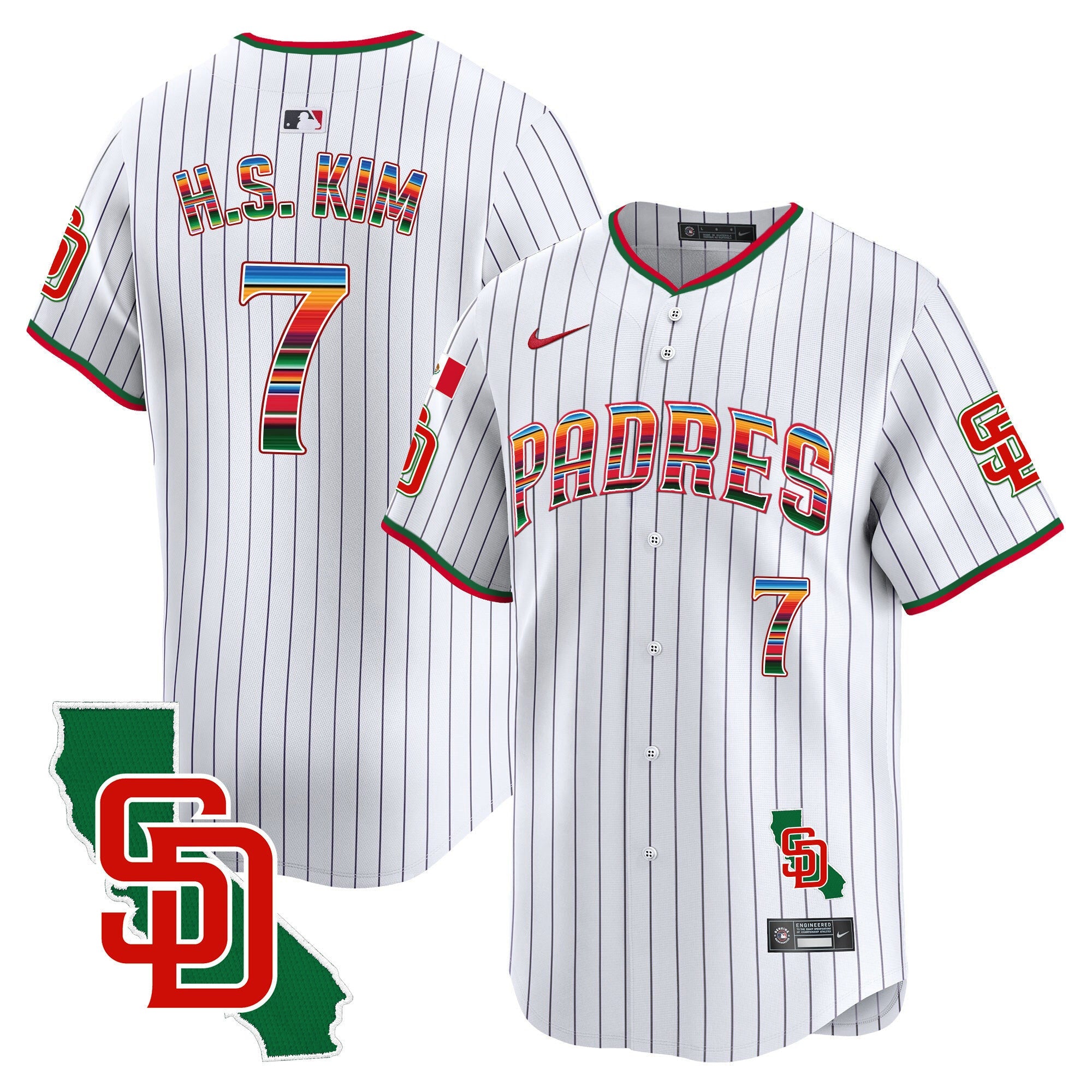 Men’s Mexico California Patch Vapor Premier Limited Jersey V3
