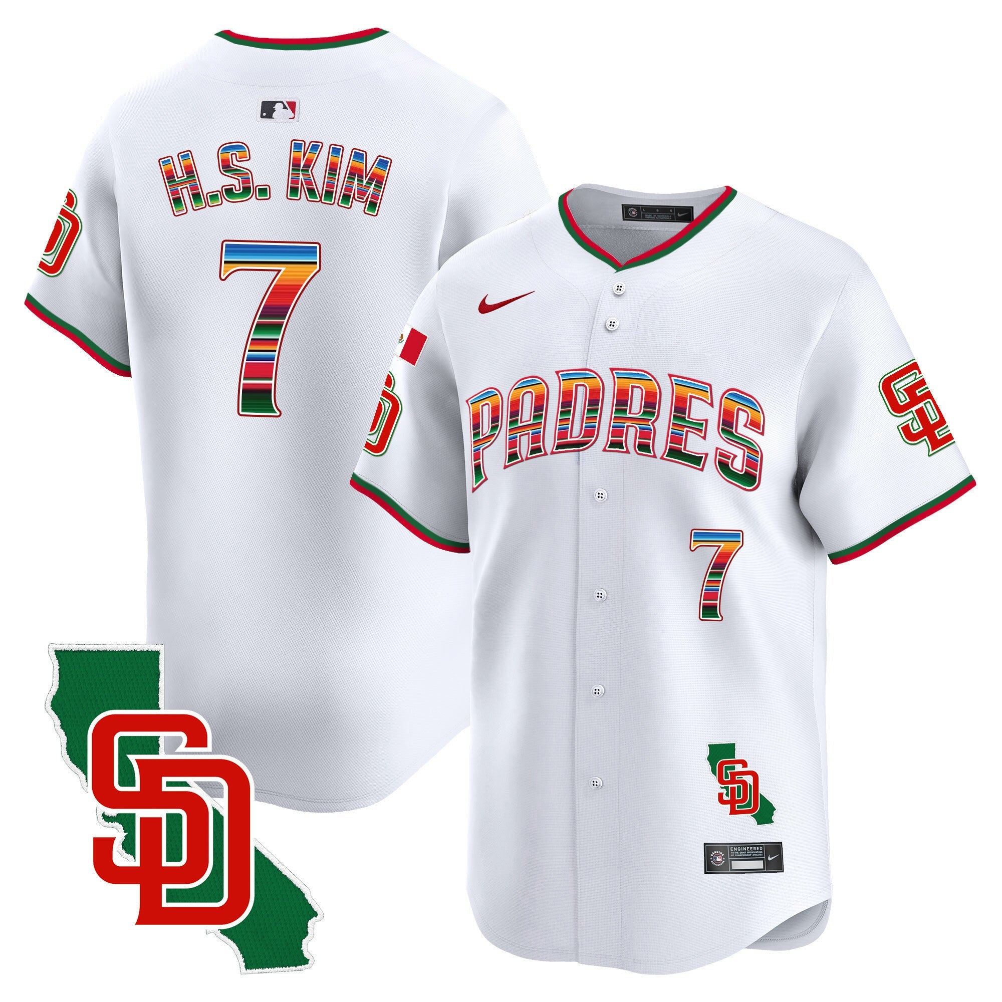 Men’s Mexico California Patch Vapor Premier Limited Jersey V3