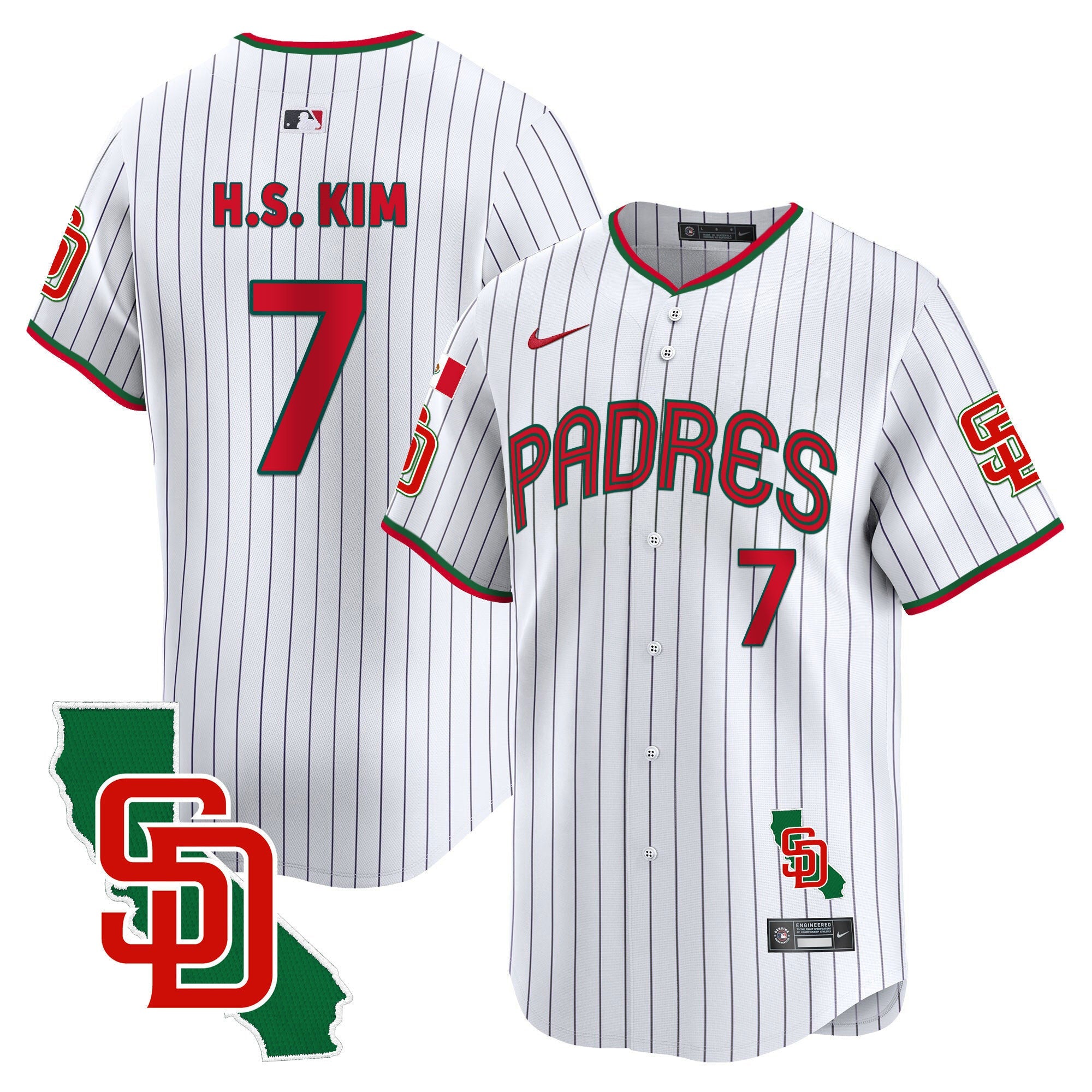 Men’s Mexico California Patch Vapor Premier Limited Jersey V4