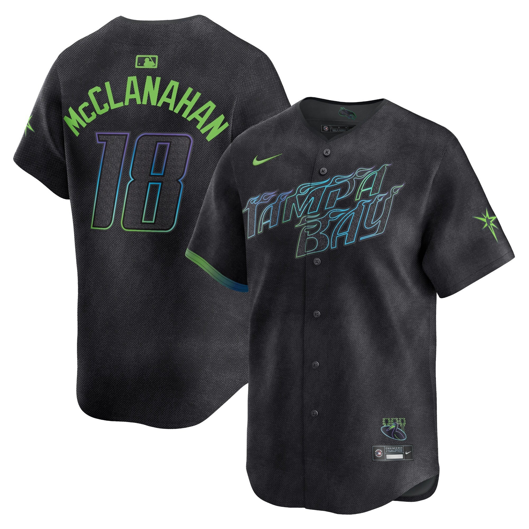 Men’s Tampa Bay 2024 City Connect Vapor Premier Limited Jersey – Charcoal