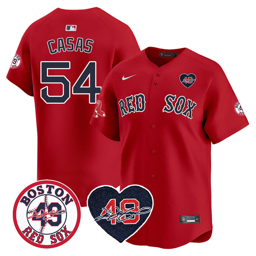 Men’s Tim Wakefield Memorial Patch Vaper Premier Limited Jersey – All Stitched