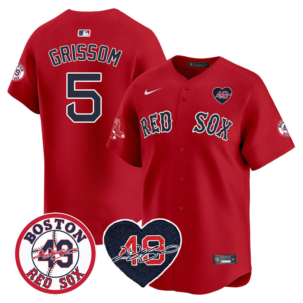Men’s Tim Wakefield Memorial Patch Vaper Premier Limited Jersey – All Stitched