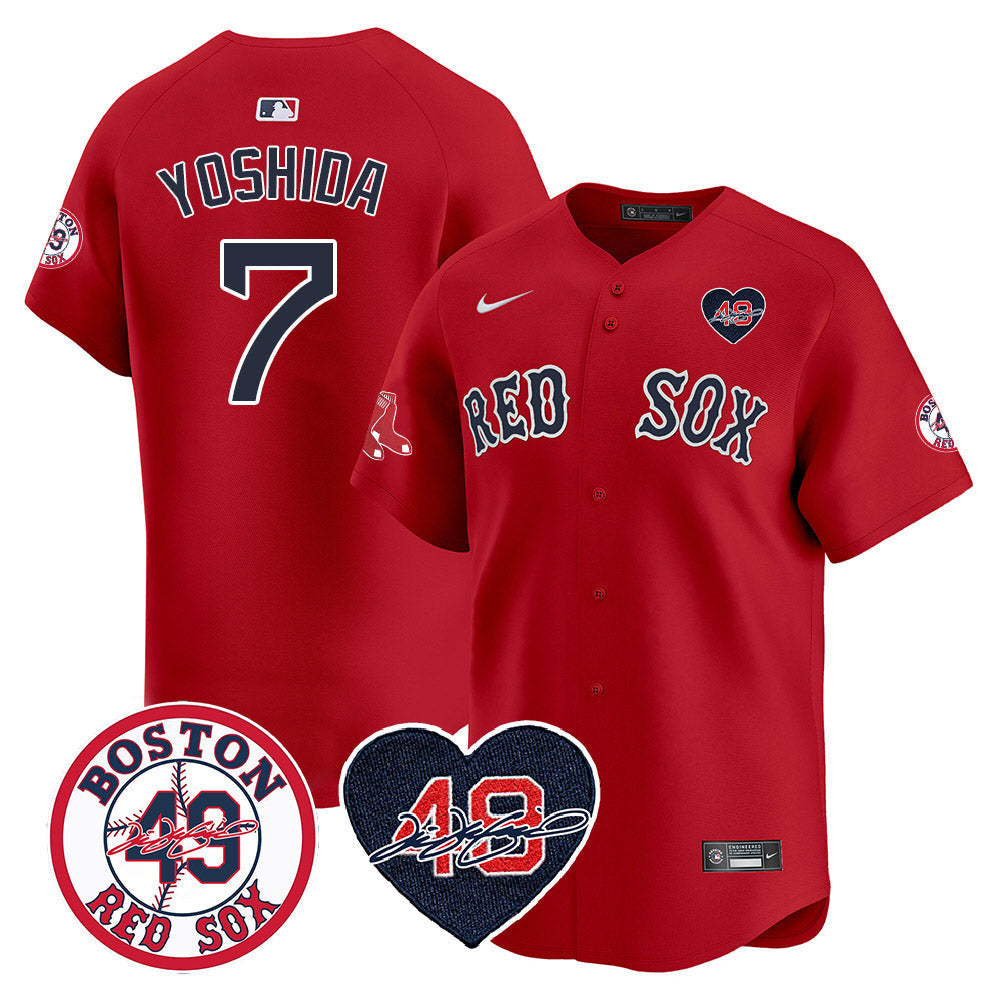 Men’s Tim Wakefield Memorial Patch Vaper Premier Limited Jersey – All Stitched