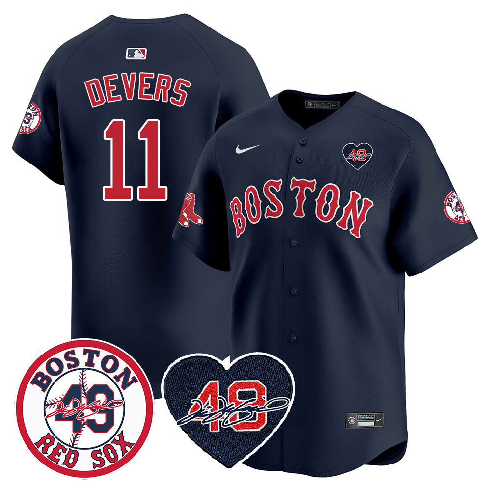 Men’s Tim Wakefield Memorial Patch Vaper Premier Limited Jersey – All Stitched