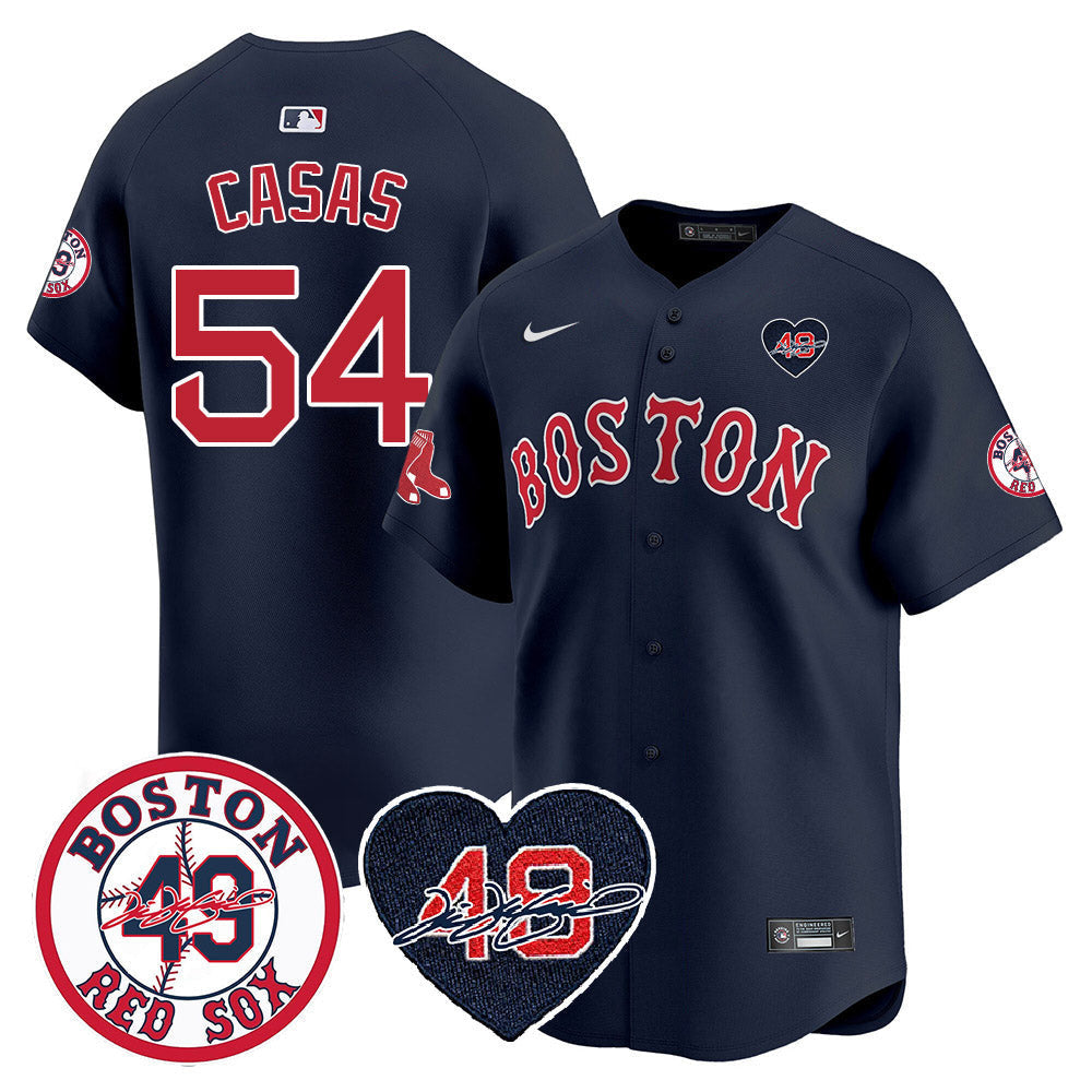 Men’s Tim Wakefield Memorial Patch Vaper Premier Limited Jersey – All Stitched