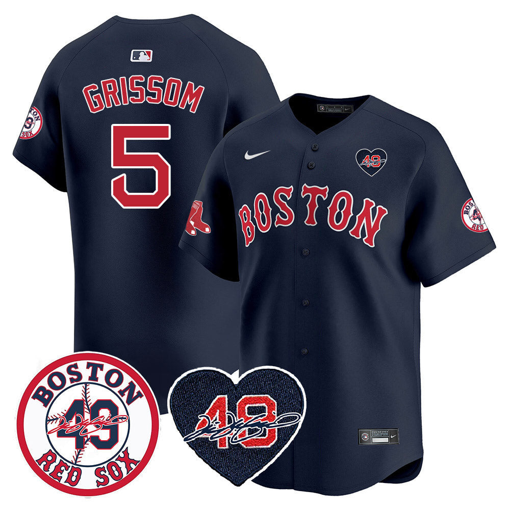 Men’s Tim Wakefield Memorial Patch Vaper Premier Limited Jersey – All Stitched