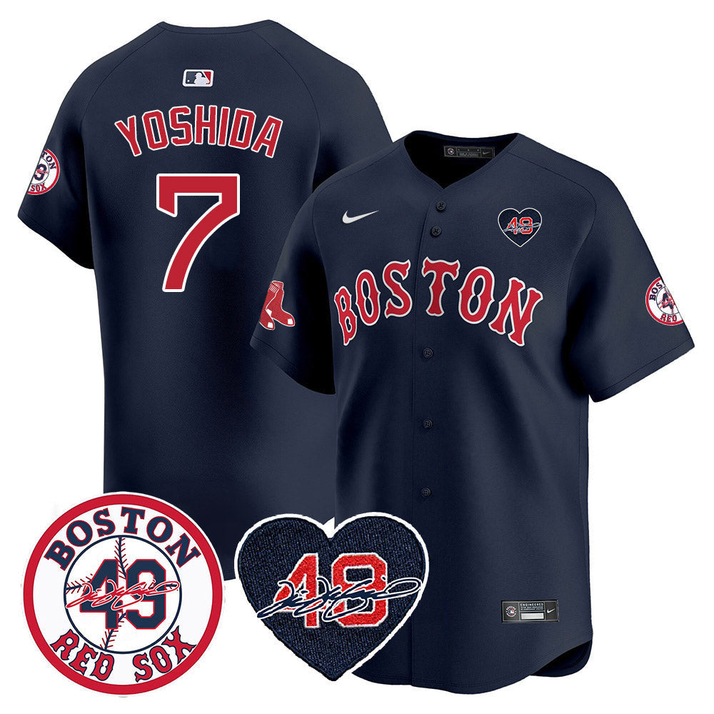 Men’s Tim Wakefield Memorial Patch Vaper Premier Limited Jersey – All Stitched