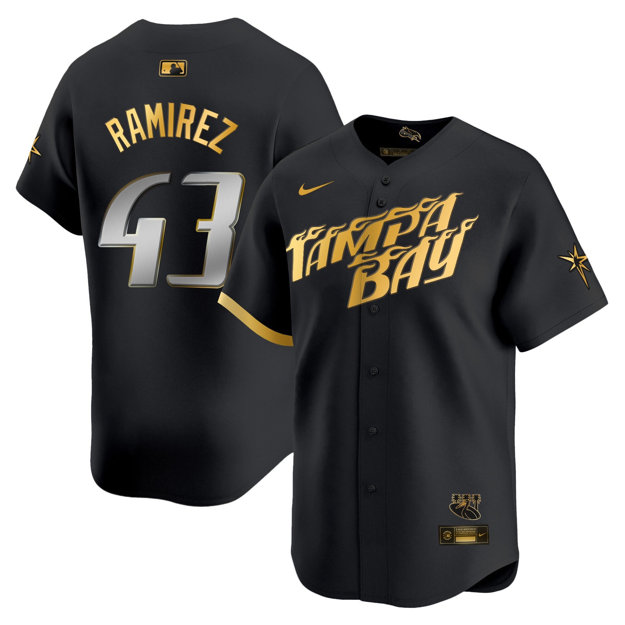 Men’s Tampa Bay 2024 City Connect Vapor Premier Limited Jersey – Charcoal