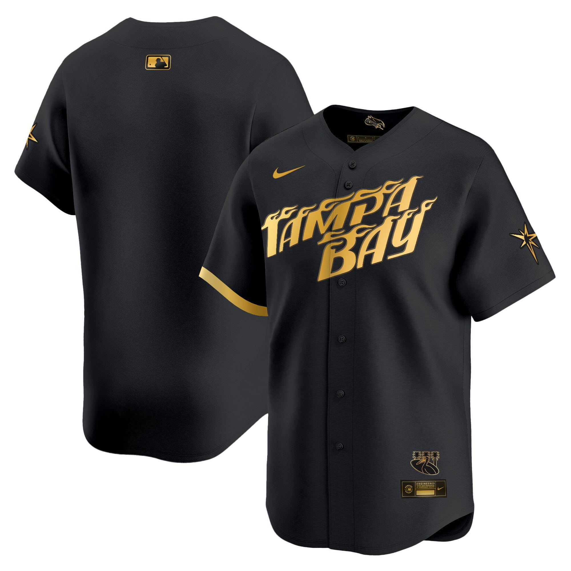 Men’s Tampa Bay 2024 City Connect Vapor Premier Limited Jersey – Charcoal