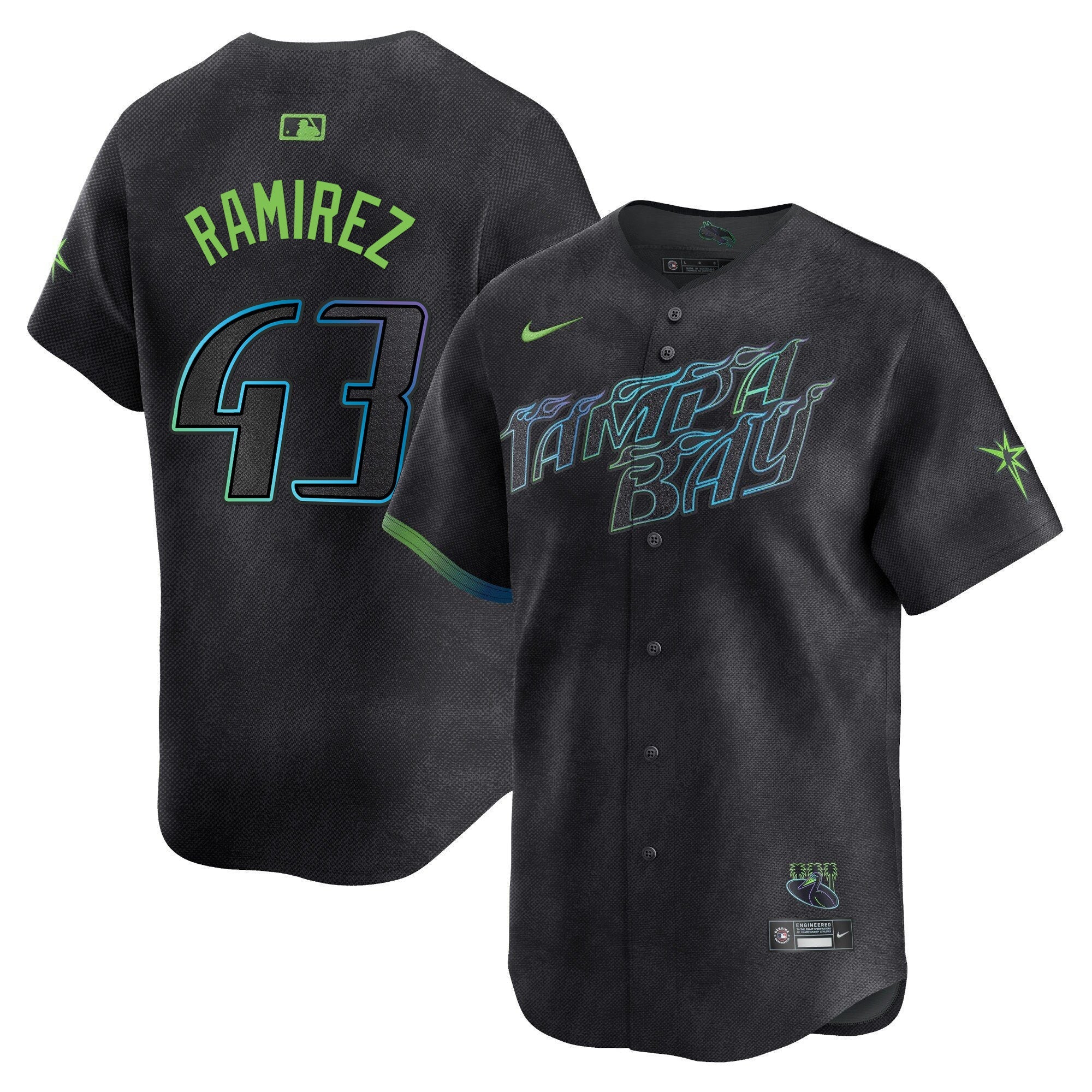 Men’s Tampa Bay 2024 City Connect Vapor Premier Limited Jersey – Charcoal