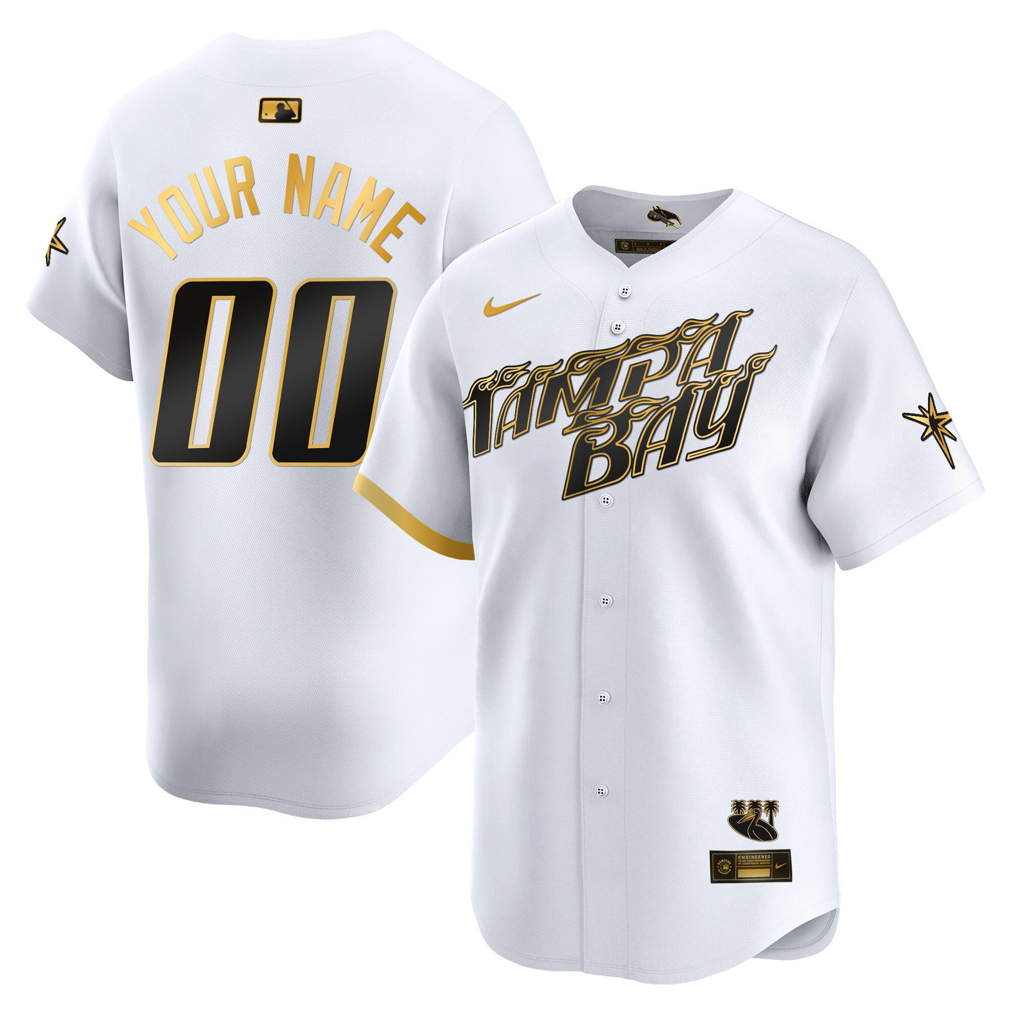 Tampa Bay 2024 City Connect Vapor Premier Limited Custom Jersey – Charcoal
