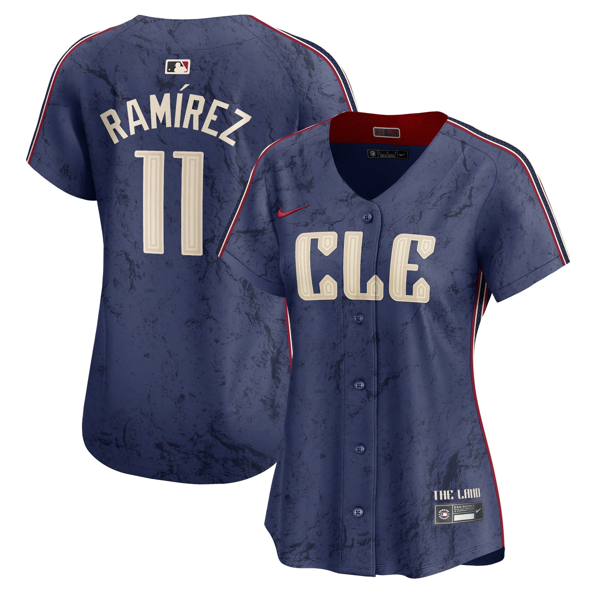 Women’s Cleveland Navy 2024 City Connect Vapor Premier Limited Jersey