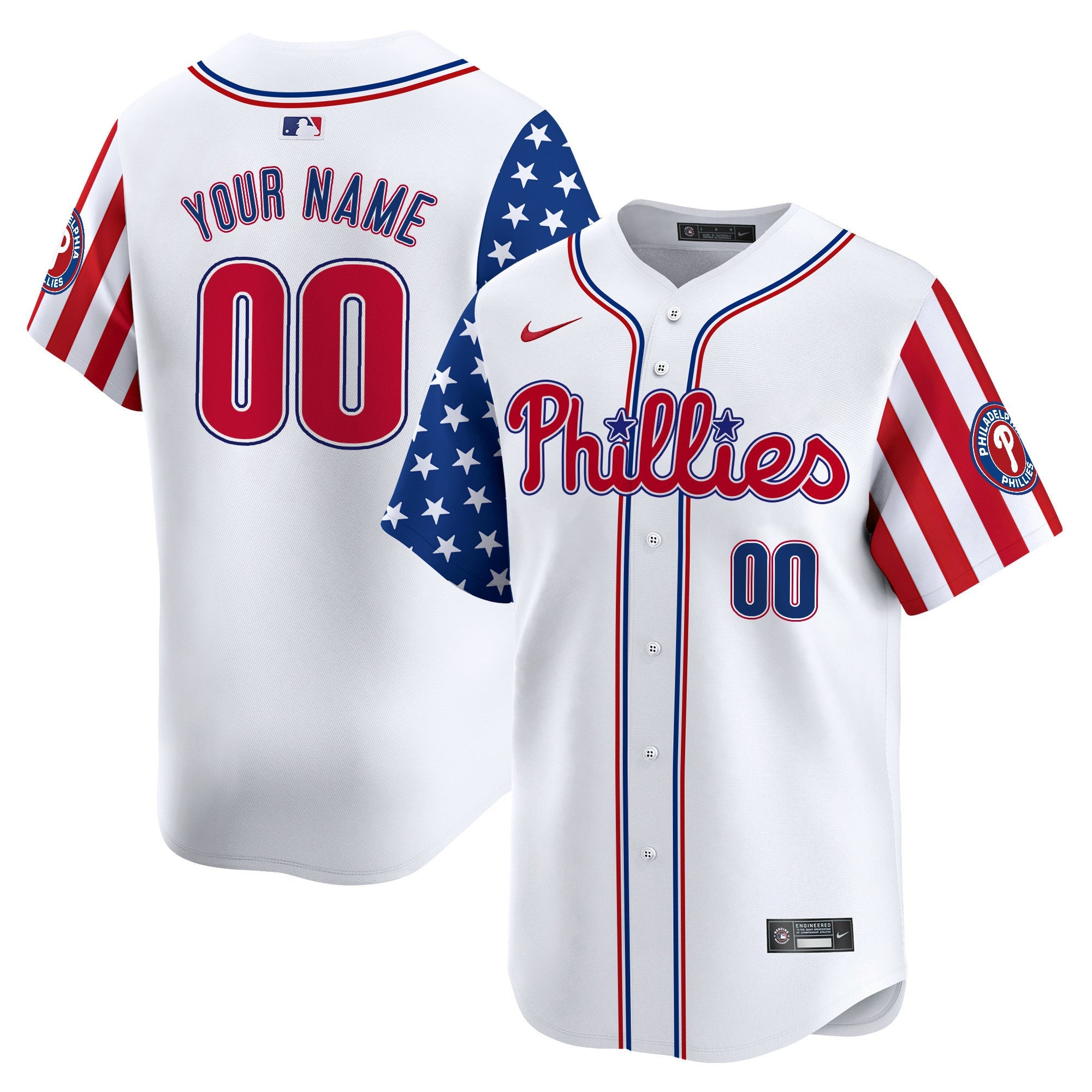 Philadelphia 2025 Independence Day Vapor Premier Limited Custom Jersey