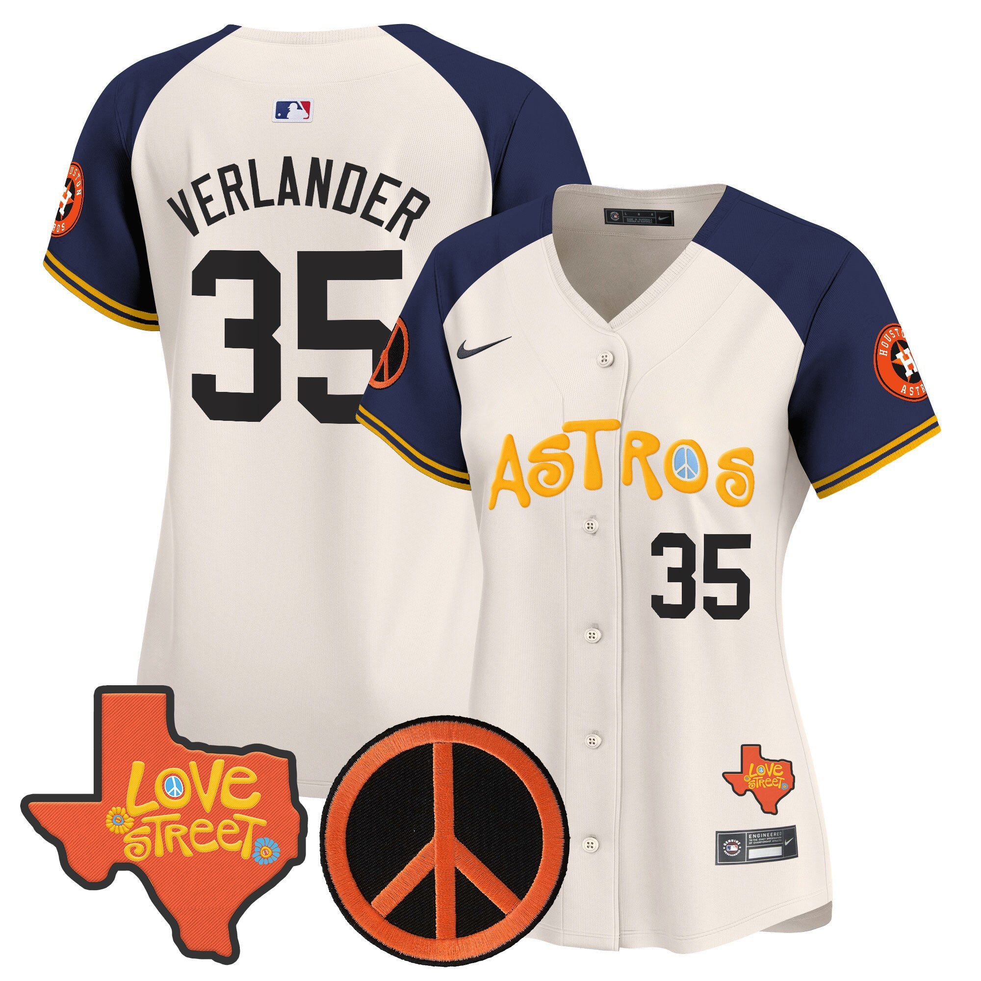 Women’s Love Street & Peace Sign Patch Vapor Premier Limited Jersey