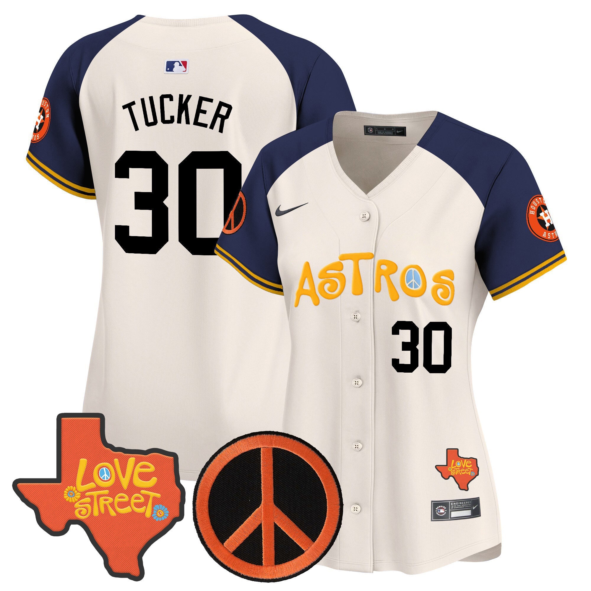 Women’s Love Street & Peace Sign Patch Vapor Premier Limited Jersey