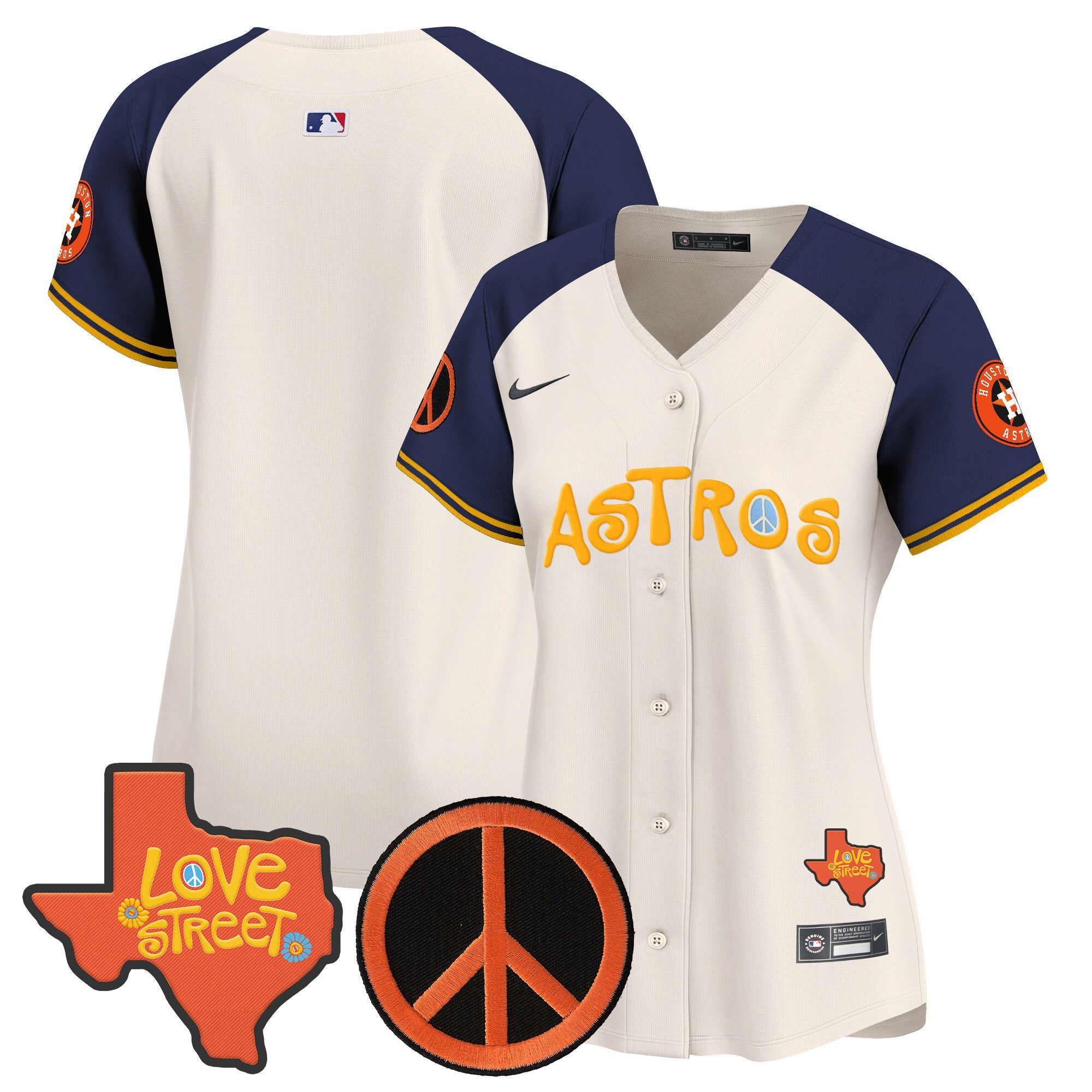 Women’s Love Street & Peace Sign Patch Vapor Premier Limited Jersey
